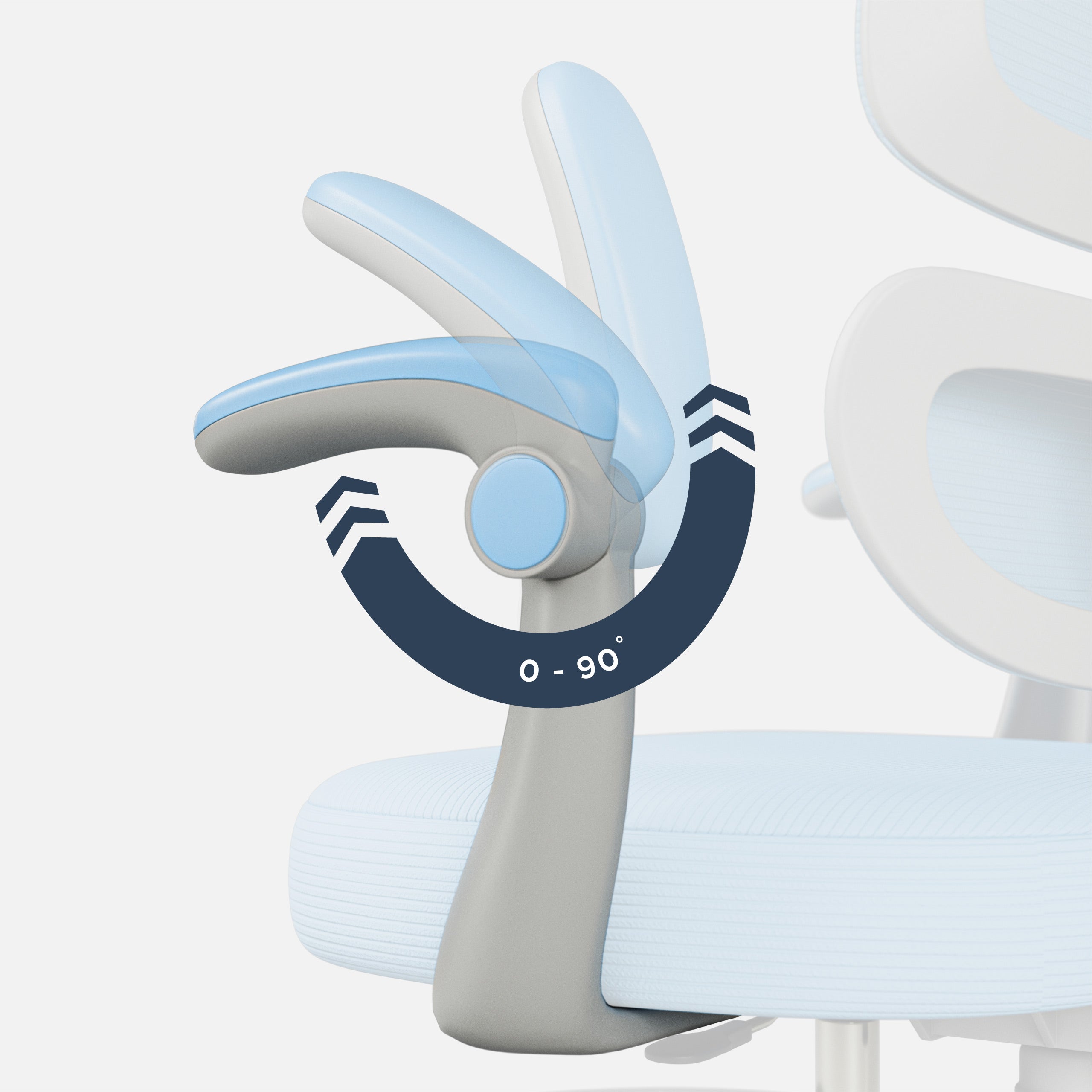 Fotel ergonomiczny dla dzieci Mark Adler Junior 4.4 Blue