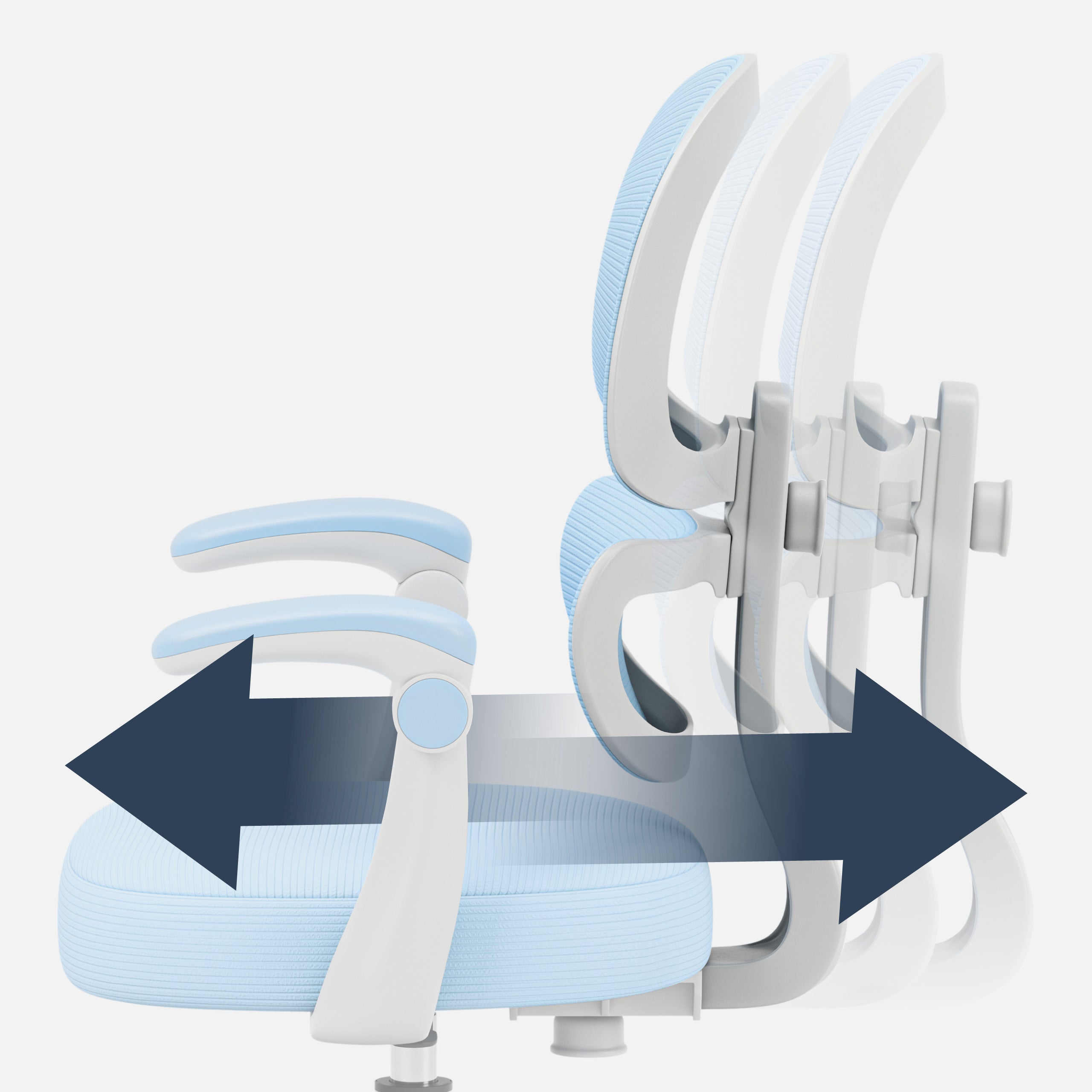 Fotel ergonomiczny dla dzieci Mark Adler Junior 4.4 Blue