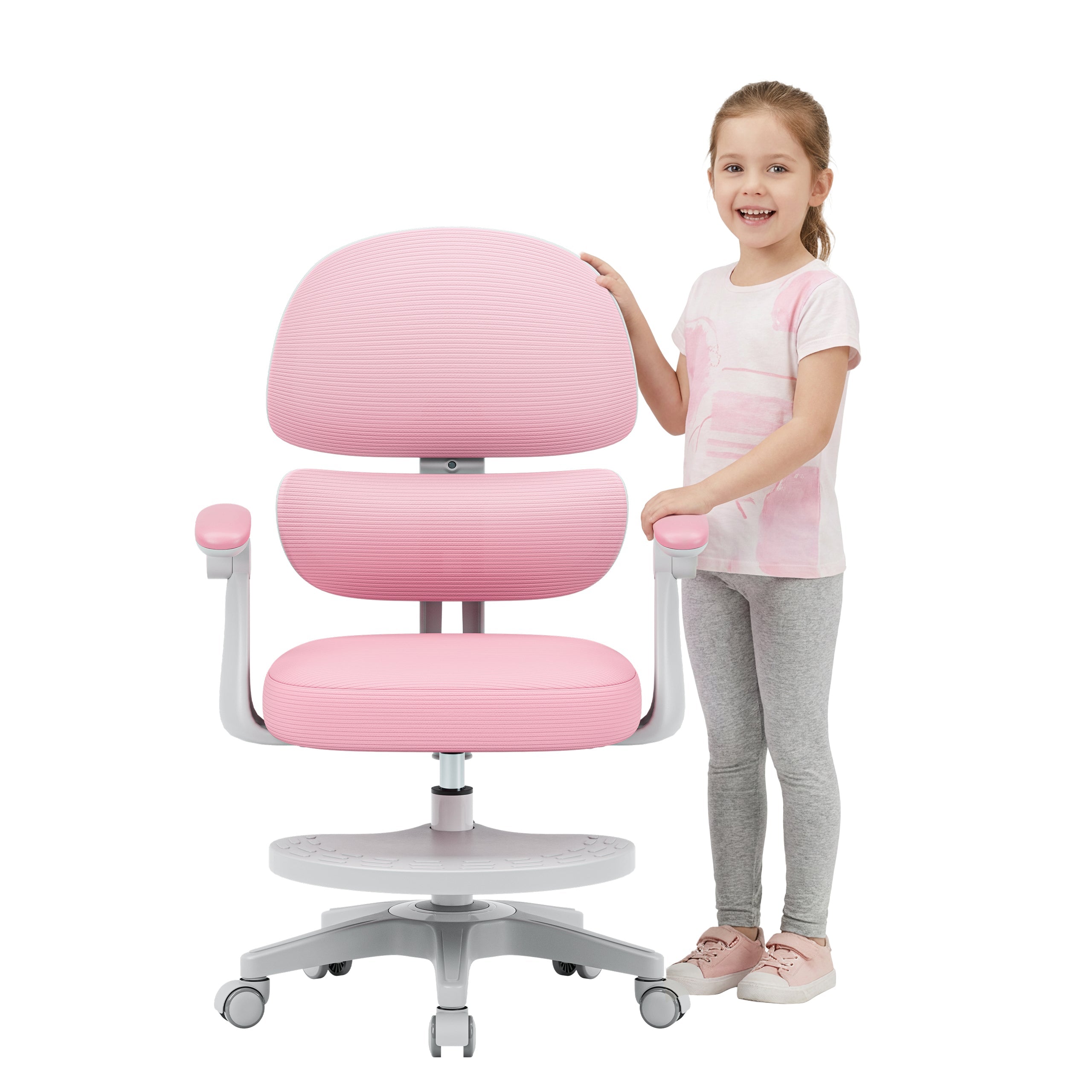 Fotel ergonomiczny dla dzieci Mark Adler Junior 4.4 Pink OUTLET