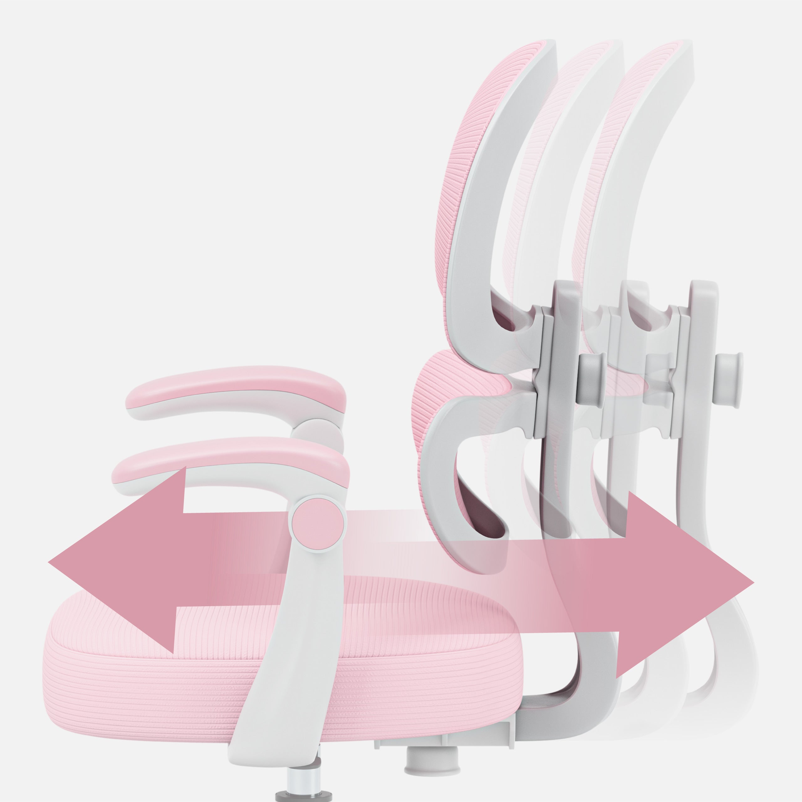 Fotel ergonomiczny dla dzieci Mark Adler Junior 4.4 Pink