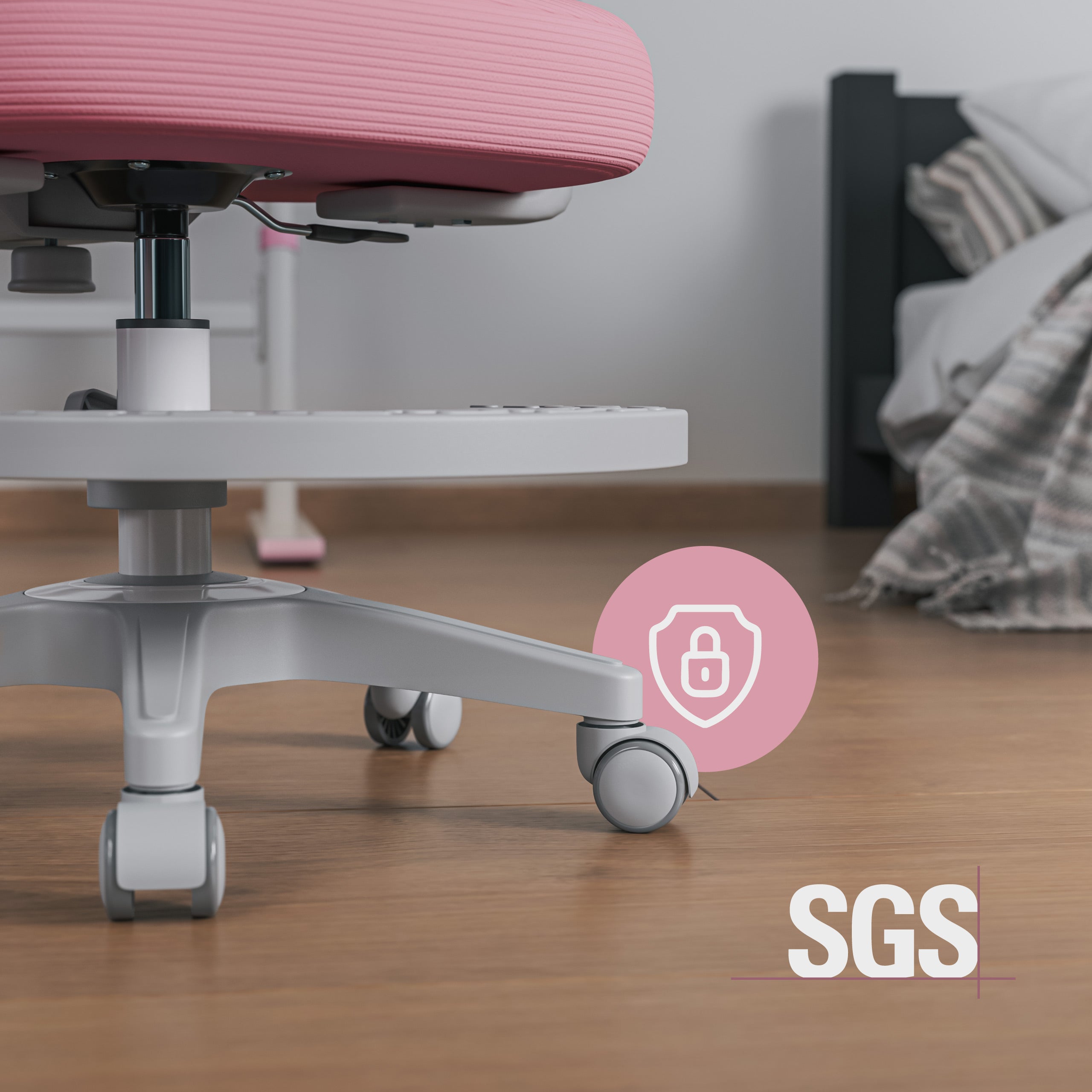 Kółka z blokadą ruchu