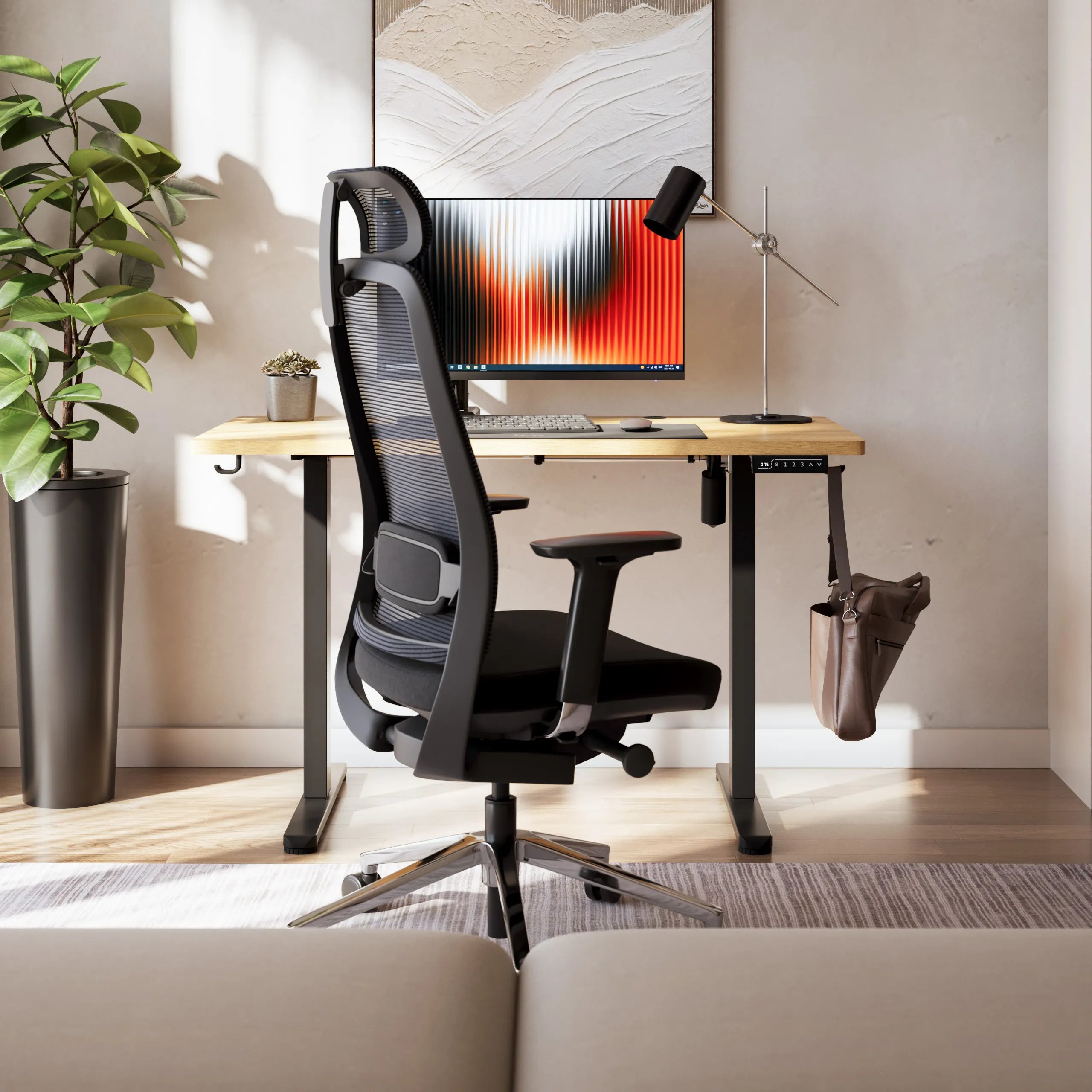 Biurko elektryczne regulowane Mark Adler Leader 6.9 120 cm OUTLET