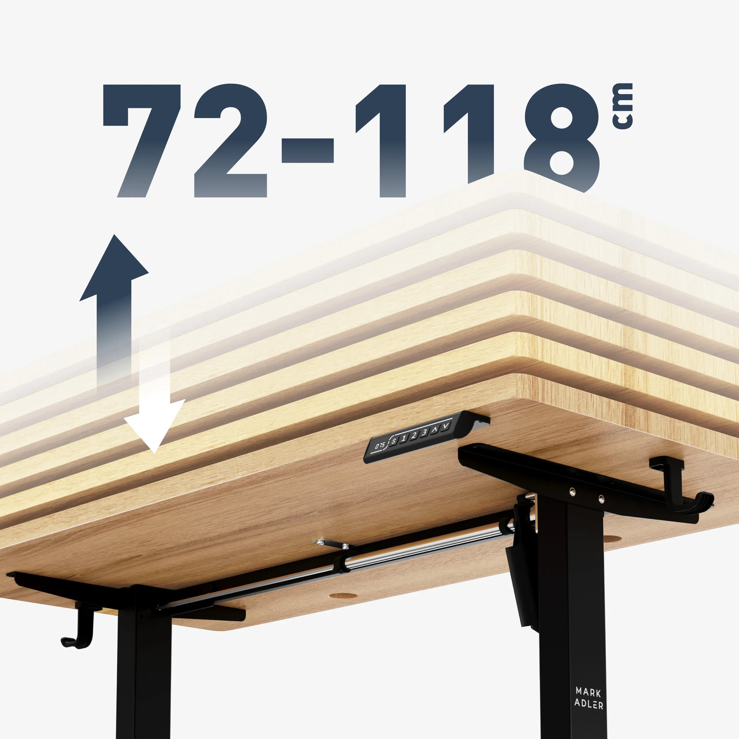 Biurko elektryczne regulowane Mark Adler Leader 6.9 120 cm OUTLET