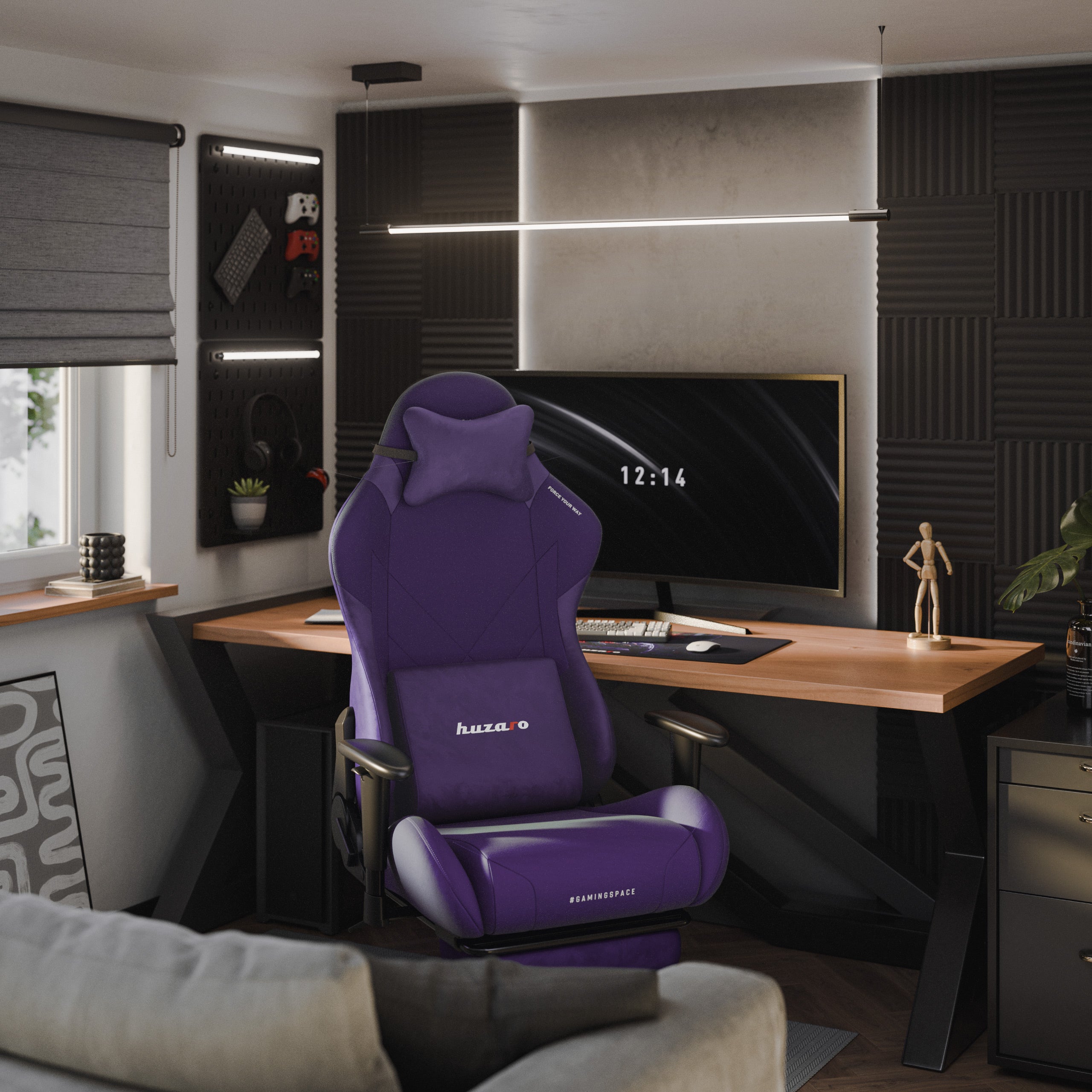 Fotel gamingowy Huzaro Force 5.7 Purple