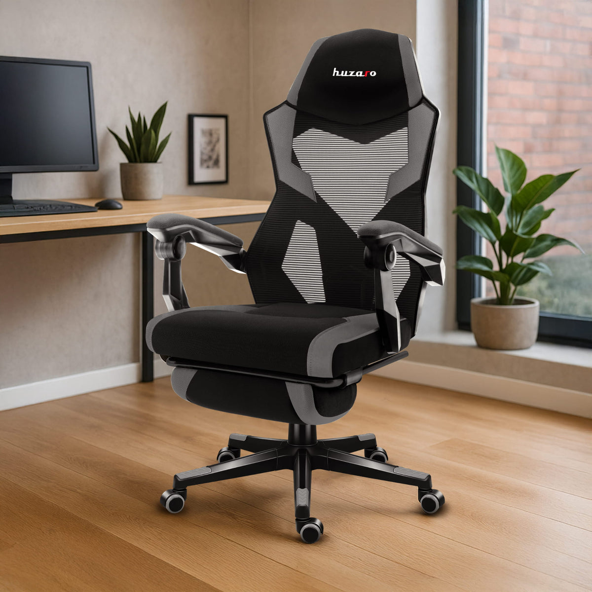 Fotel gamingowy Huzaro Combat 3.1 Grey OUTLET