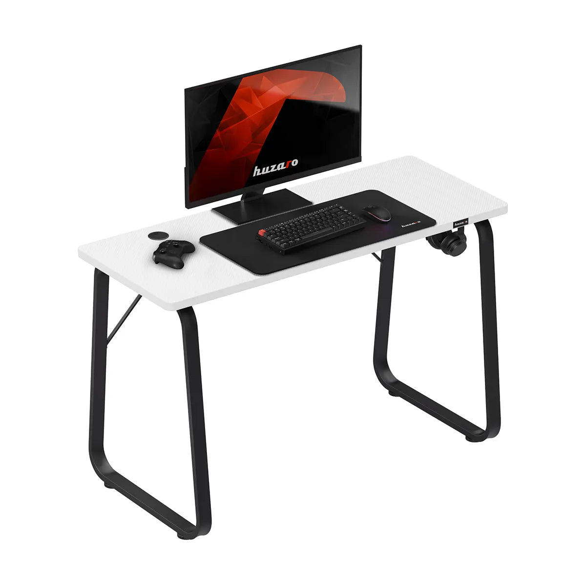 Biurko gamingowe Huzaro Hero 1.5 White 120 cm OUTLET