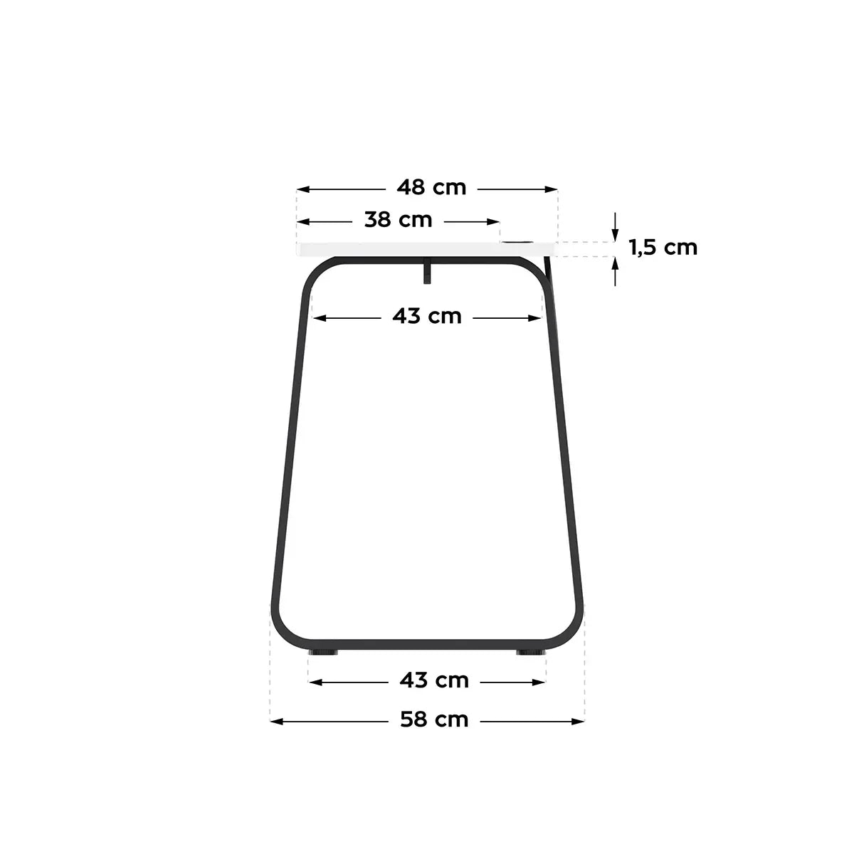 Biurko gamingowe Huzaro Hero 1.5 White 120 cm OUTLET