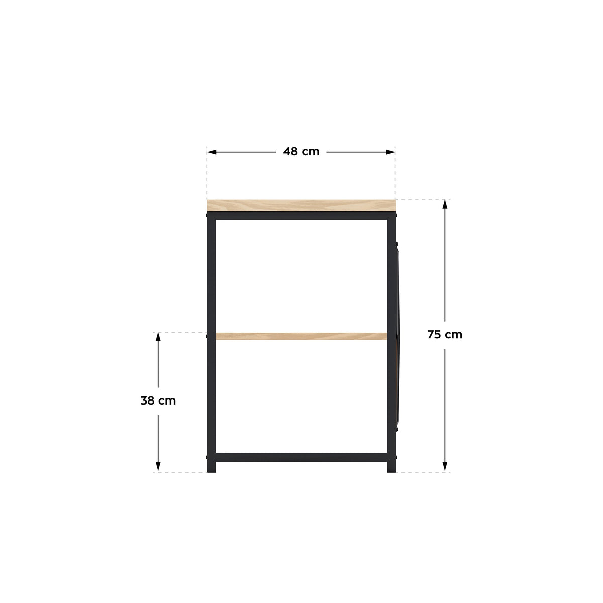 Biurko z półkami Mark Adler Leader 2.0 Craft 120 cm OUTLET