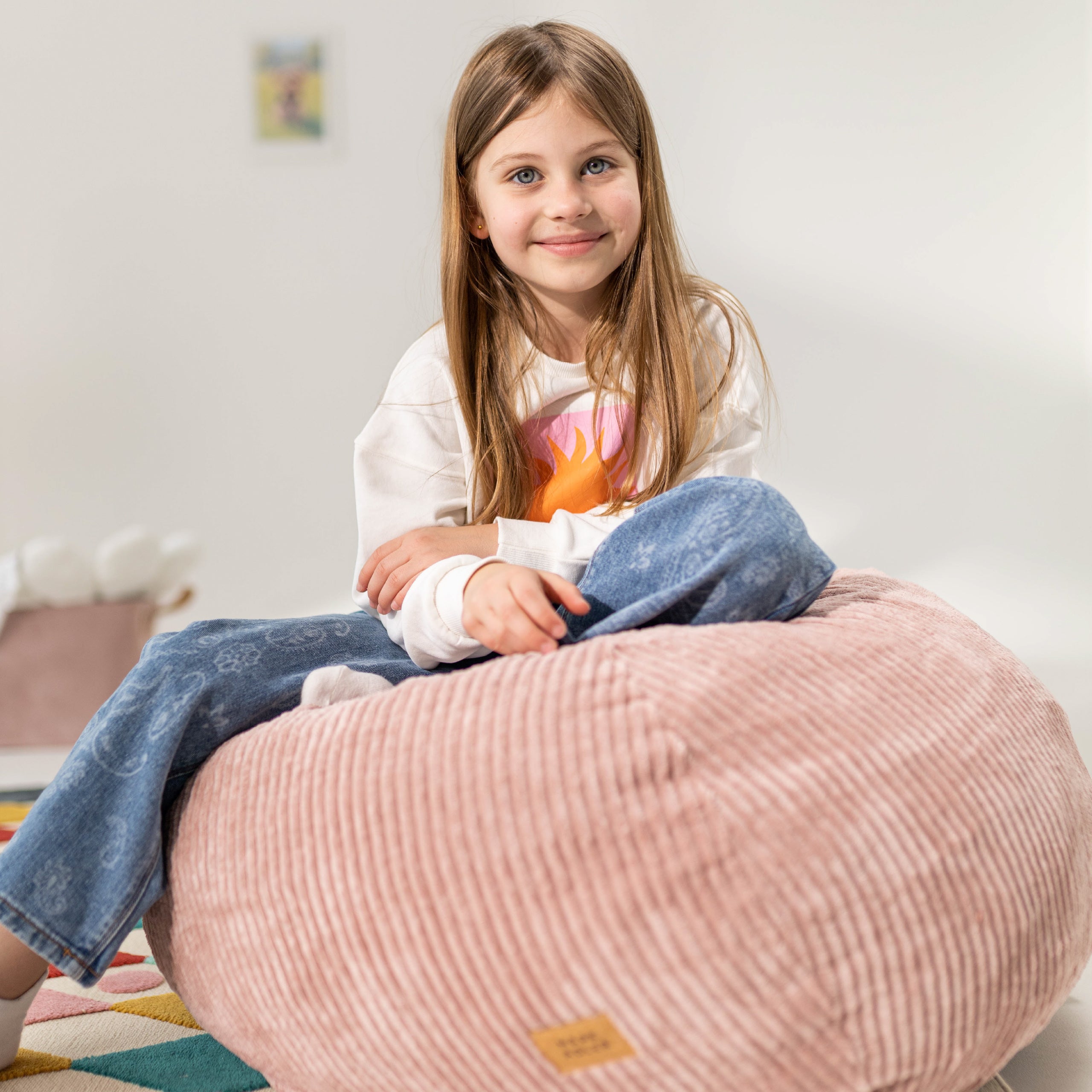 Sztruksowa pufa worek różowa Mark Adler Comfy 1.0 Pink