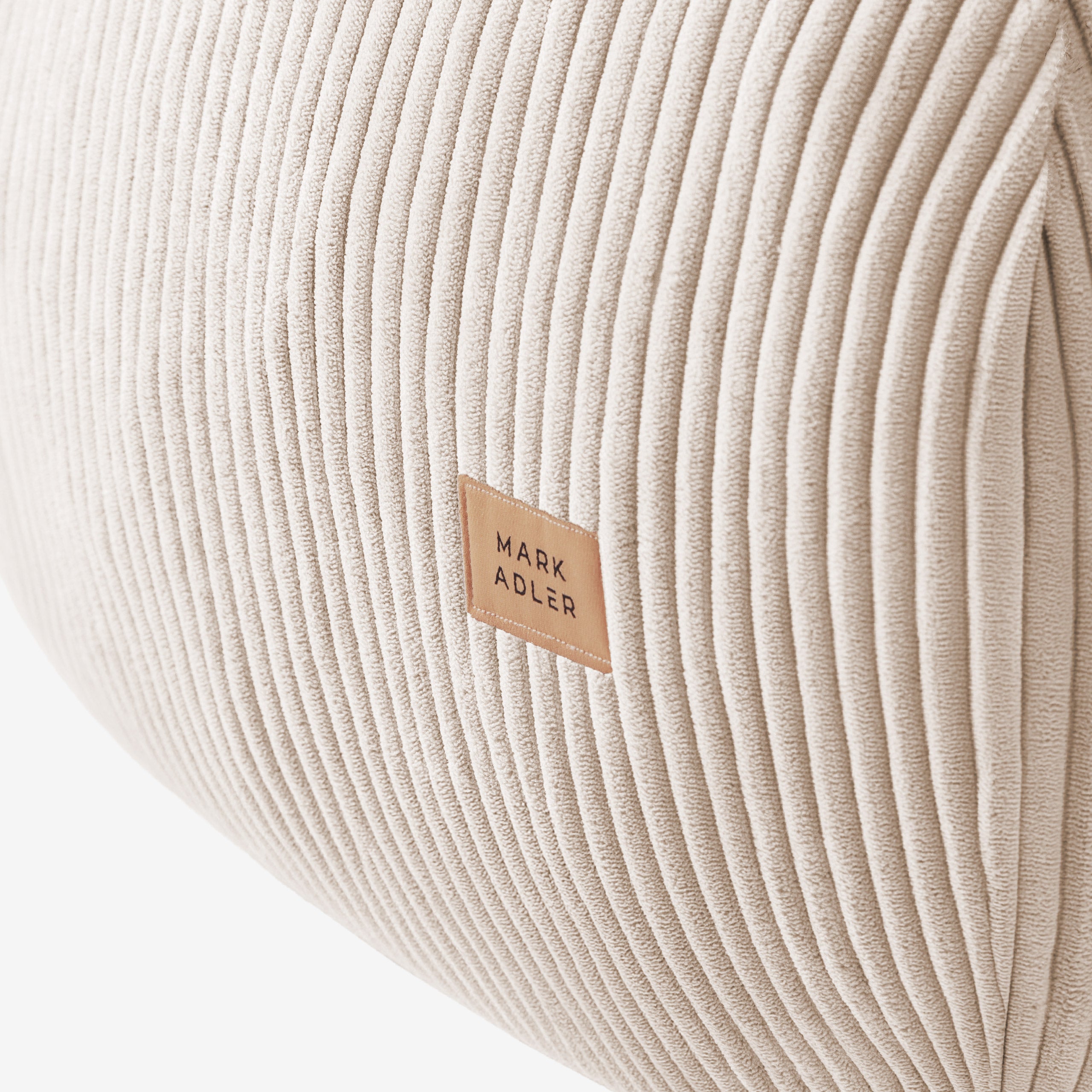Sztruksowa pufa worek beżowa Mark Adler Comfy 1.0 Beige