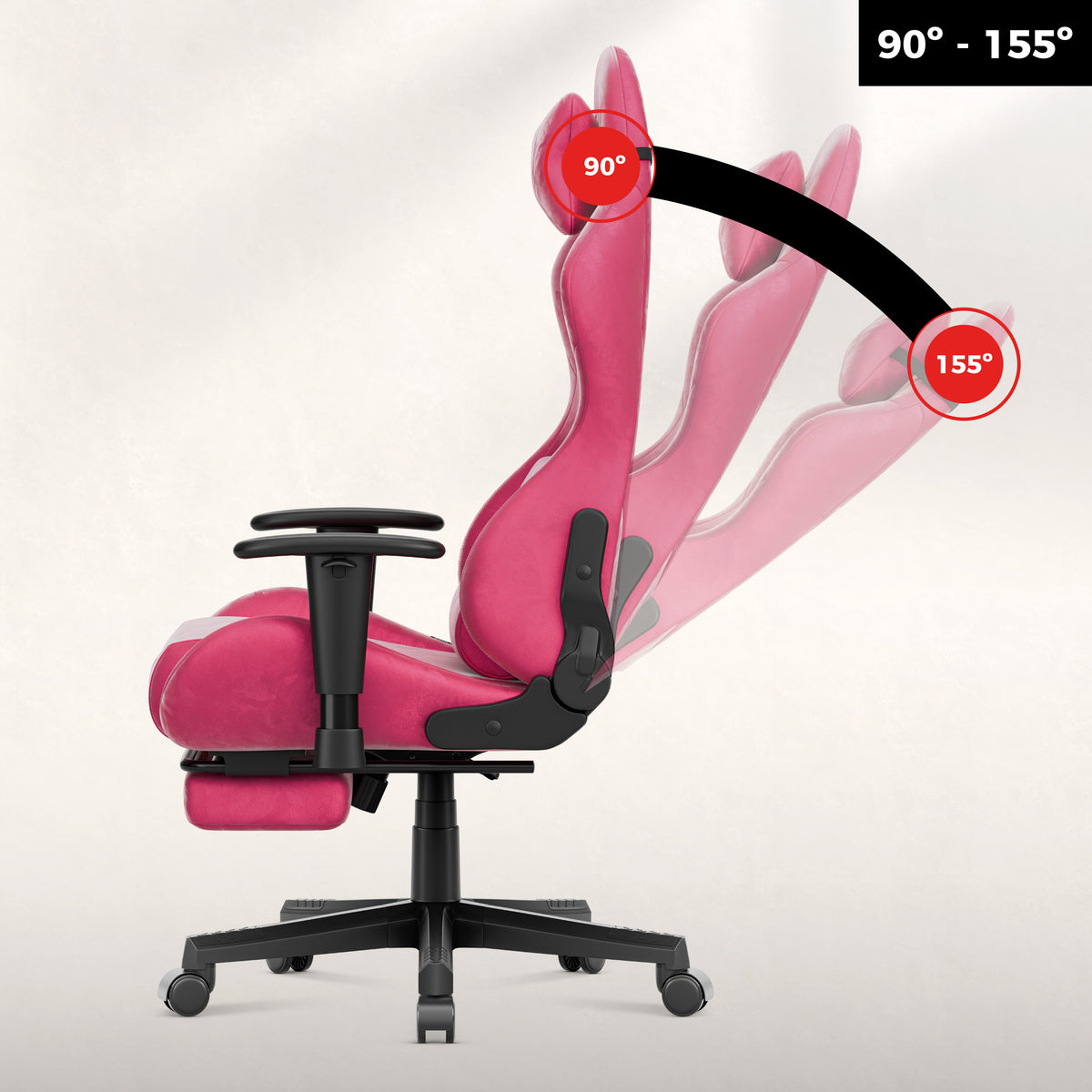 Fotel gamingowy Huzaro Force 5.7 Pink