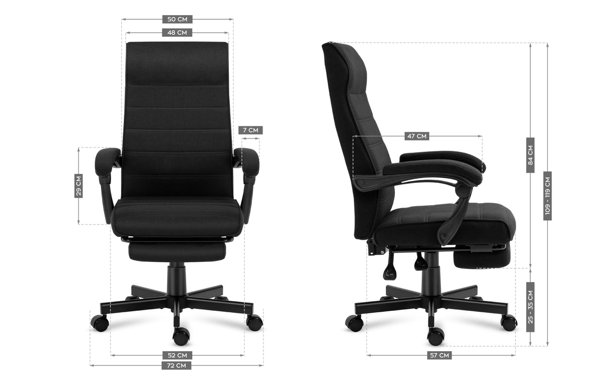 Fotel Biurowy Mark Adler Boss 4.4 Black OUTLET