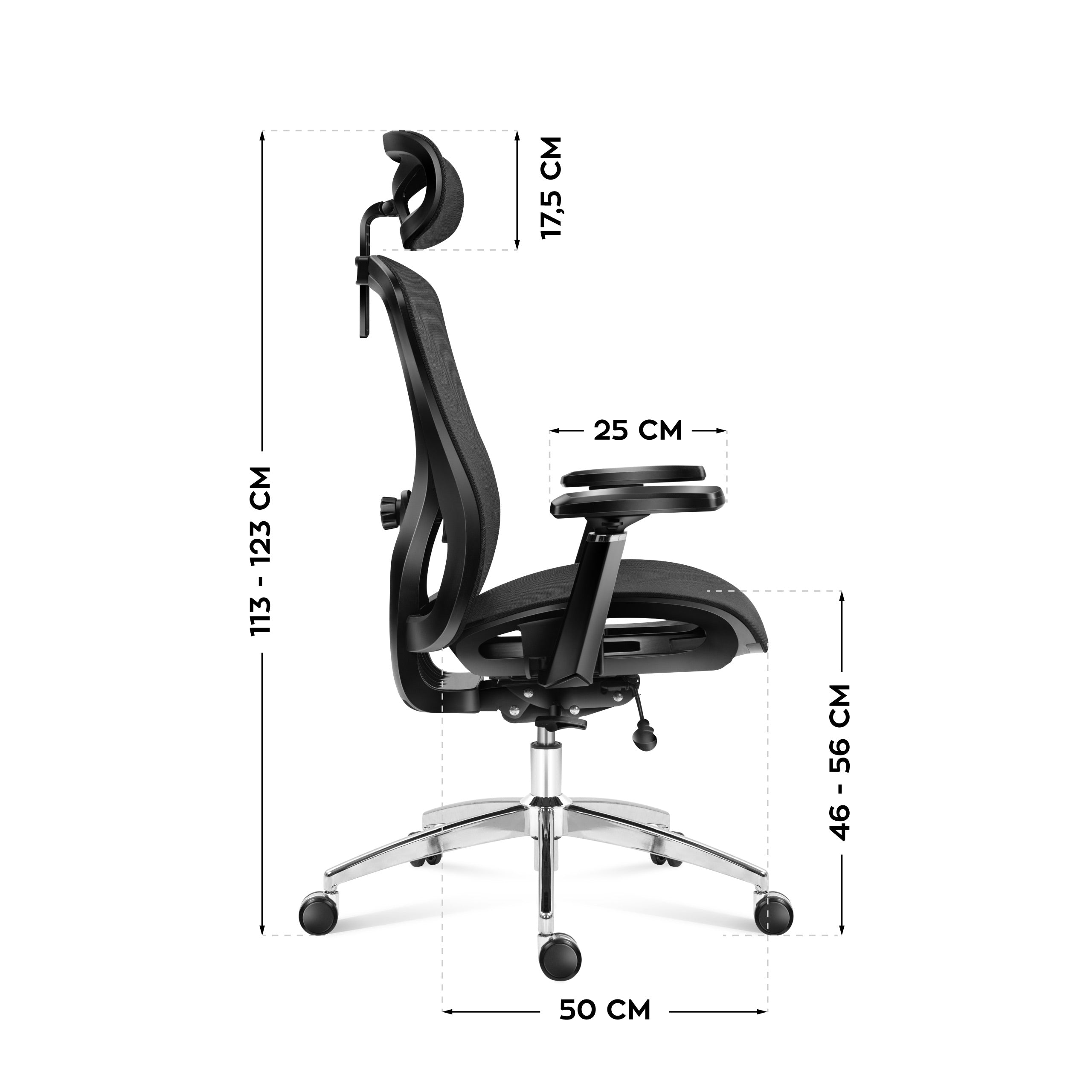 Fotel ergonomiczny Mark Adler Expert 8.7 Black Mesh