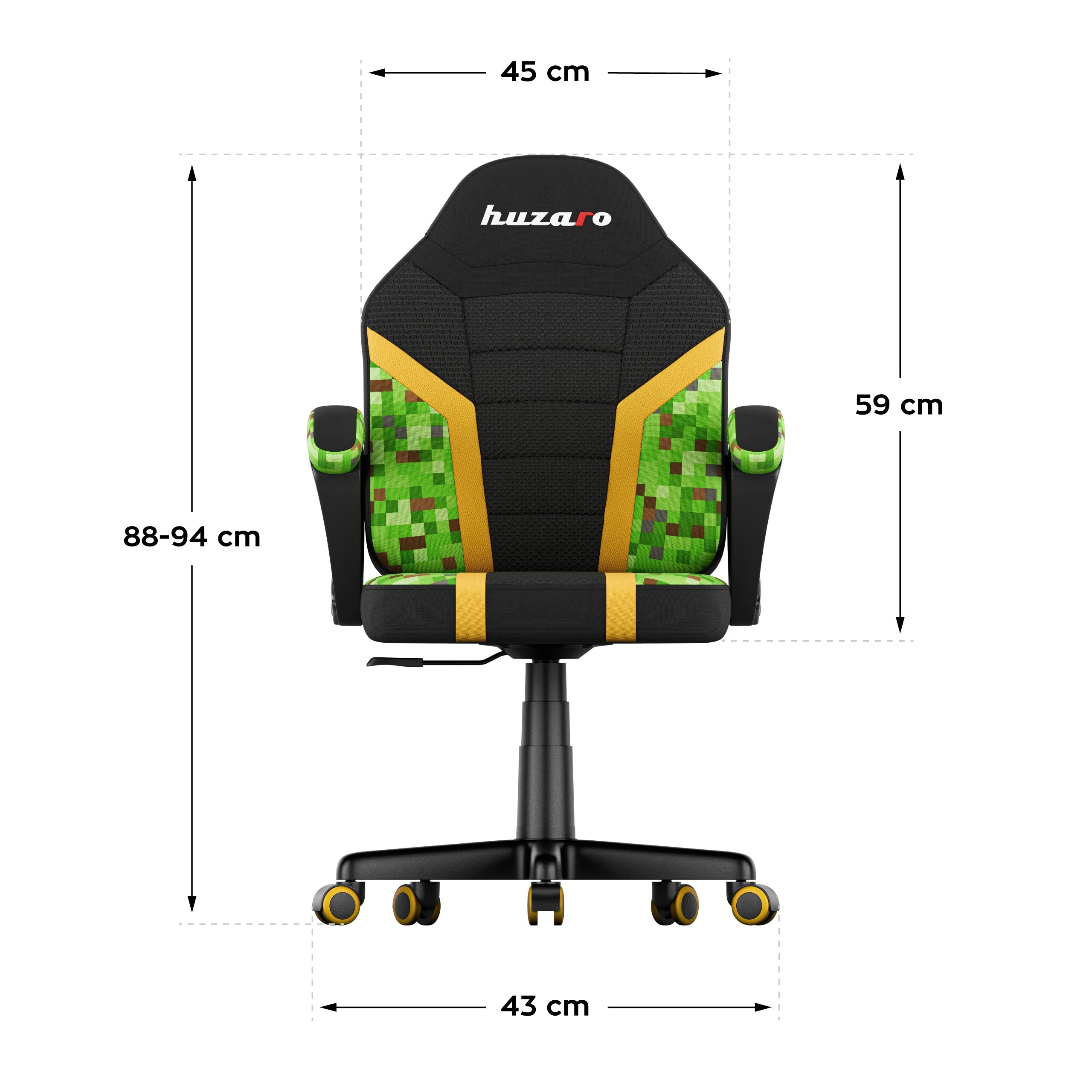 Fotel Gamingowy dla dziecka Huzaro RANGER 1.0 Pixel Mesh OUTLET