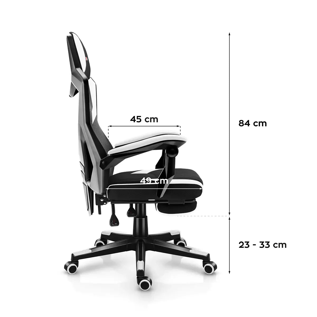 Fotel gamingowy Huzaro Combat 3.1 White