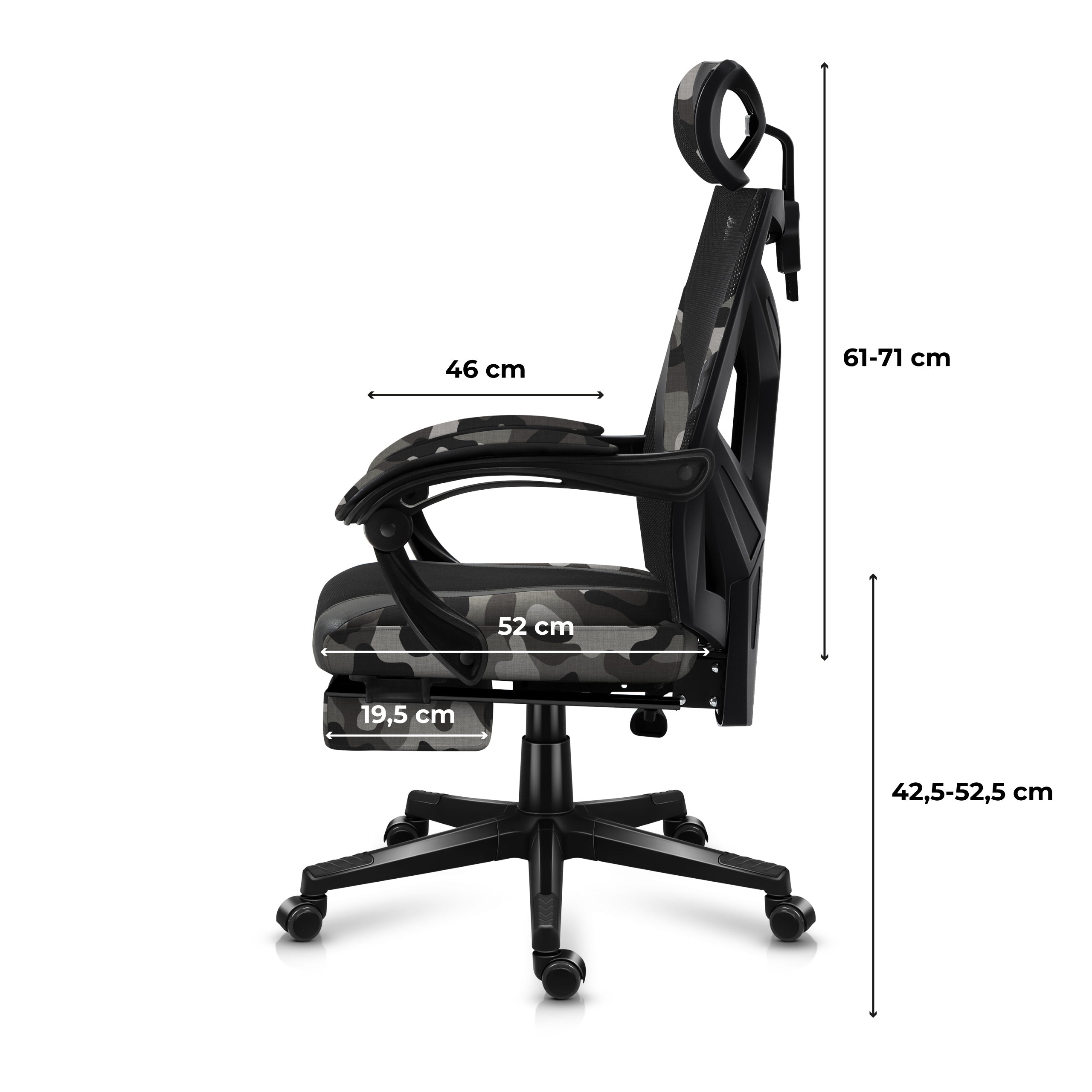 Fotel Gamingowy Huzaro Combat 5.0 Camo
