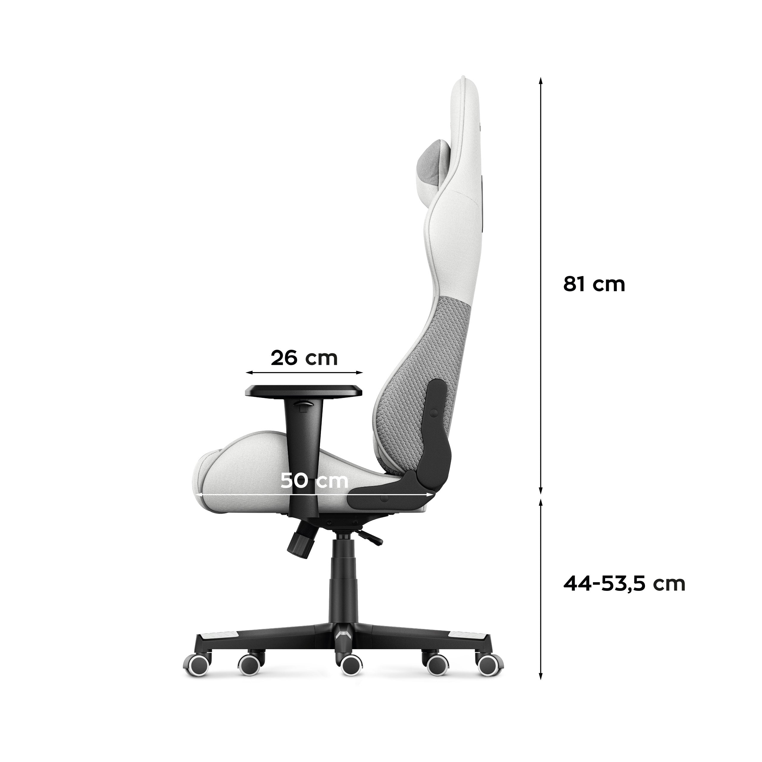 Fotel Gamingowy HUZARO FORCE 6.2  White Mesh