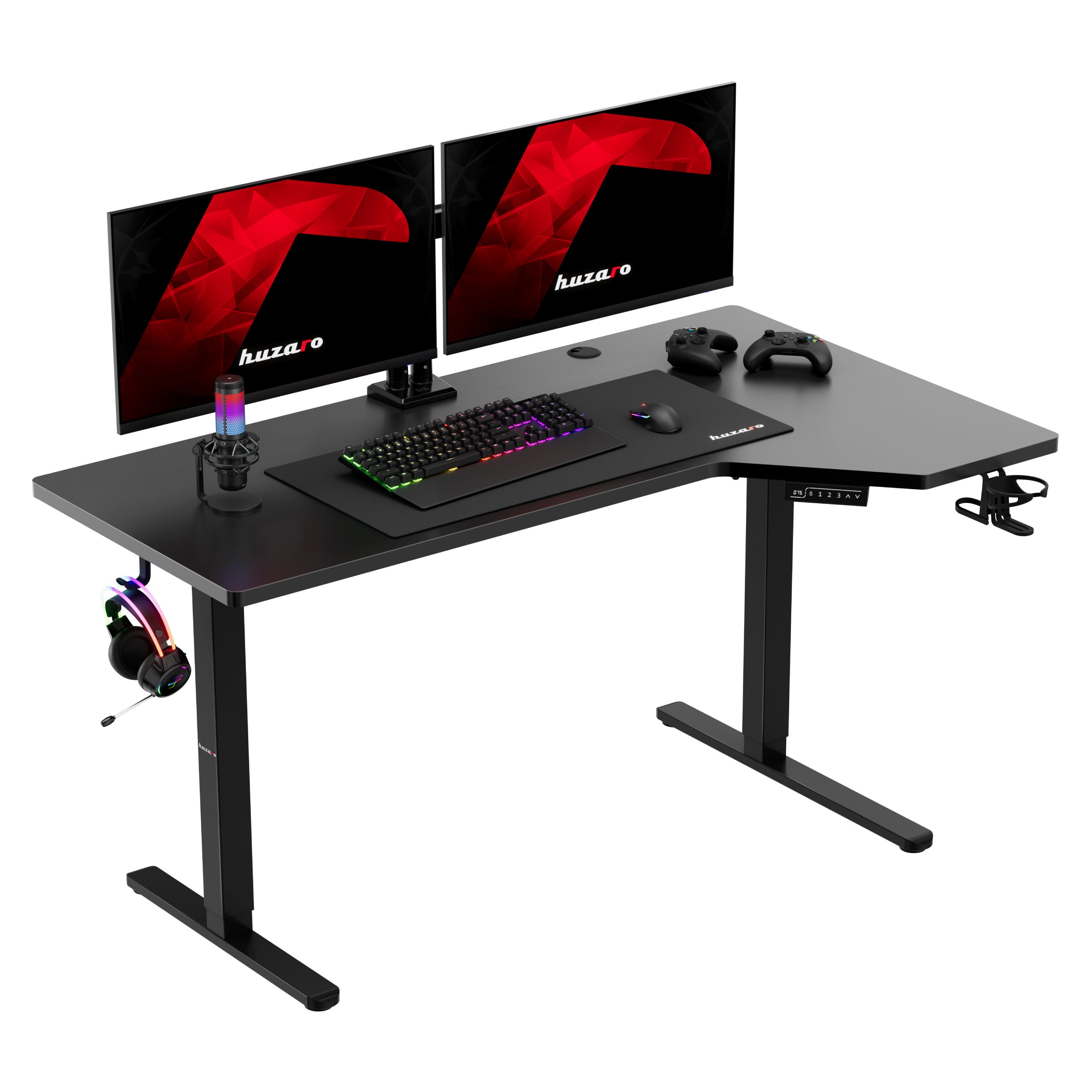 Huzaro Hero 9.1 Elektromos Íróasztal 145 cm