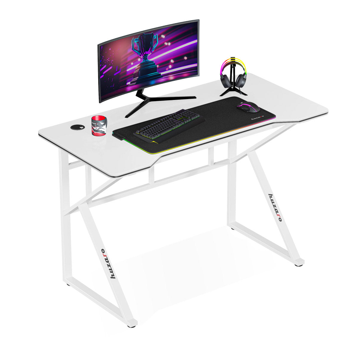 Huzaro Hero 1.6 White Gaming Desk 120 cm