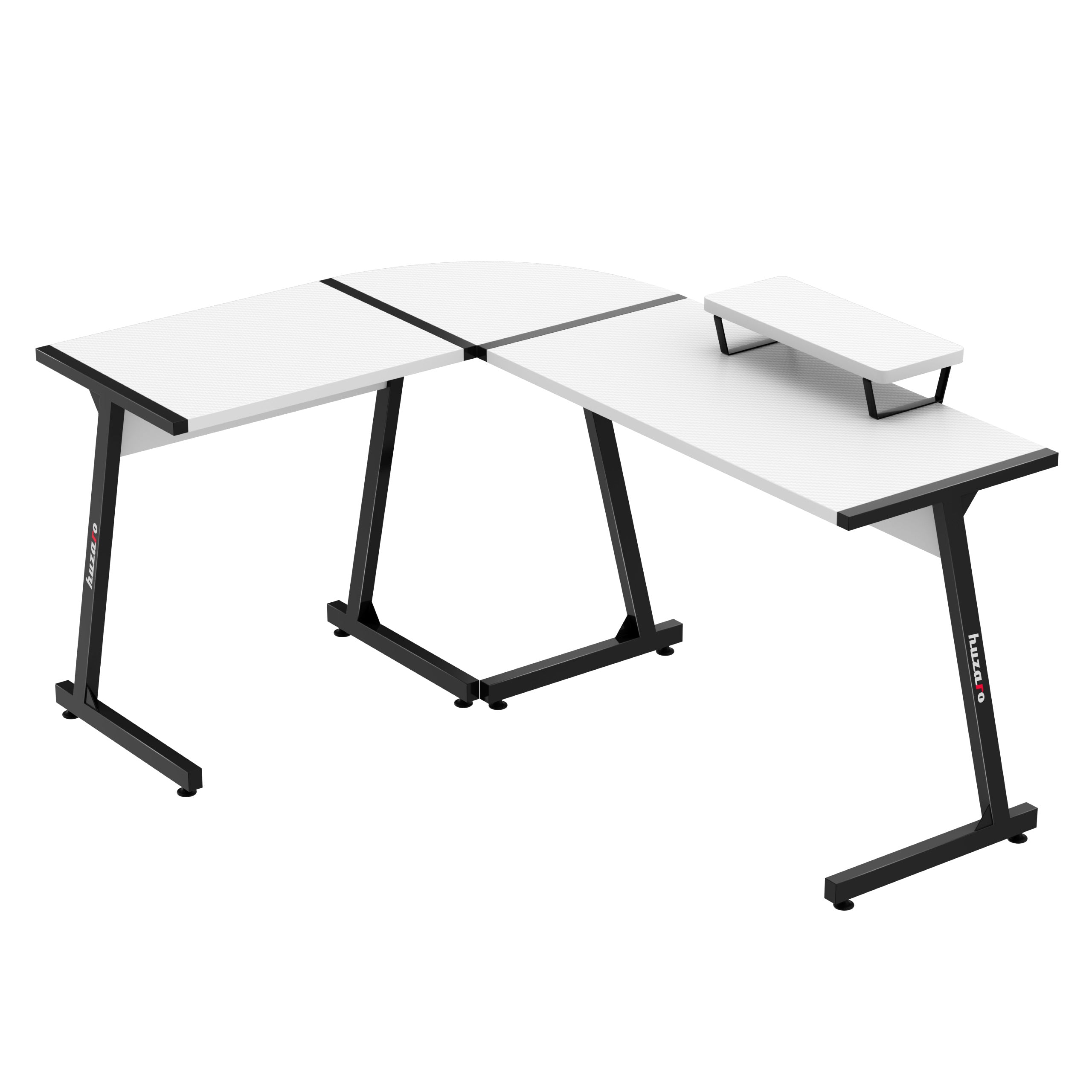 Biurko Gamingowe Huzaro Hero 6.0 White 147 cm