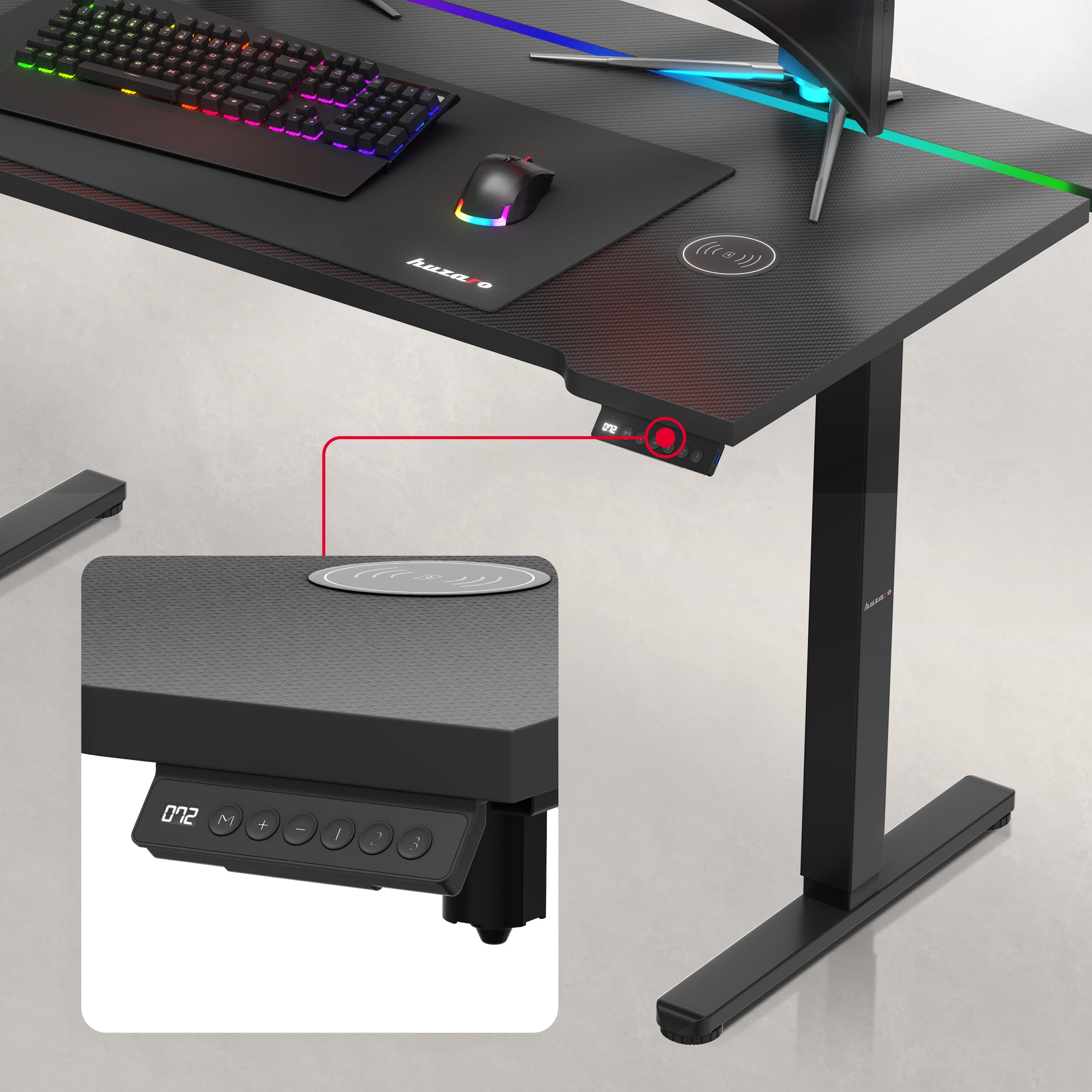 Panel sterowania z pamięcią 3 stacji