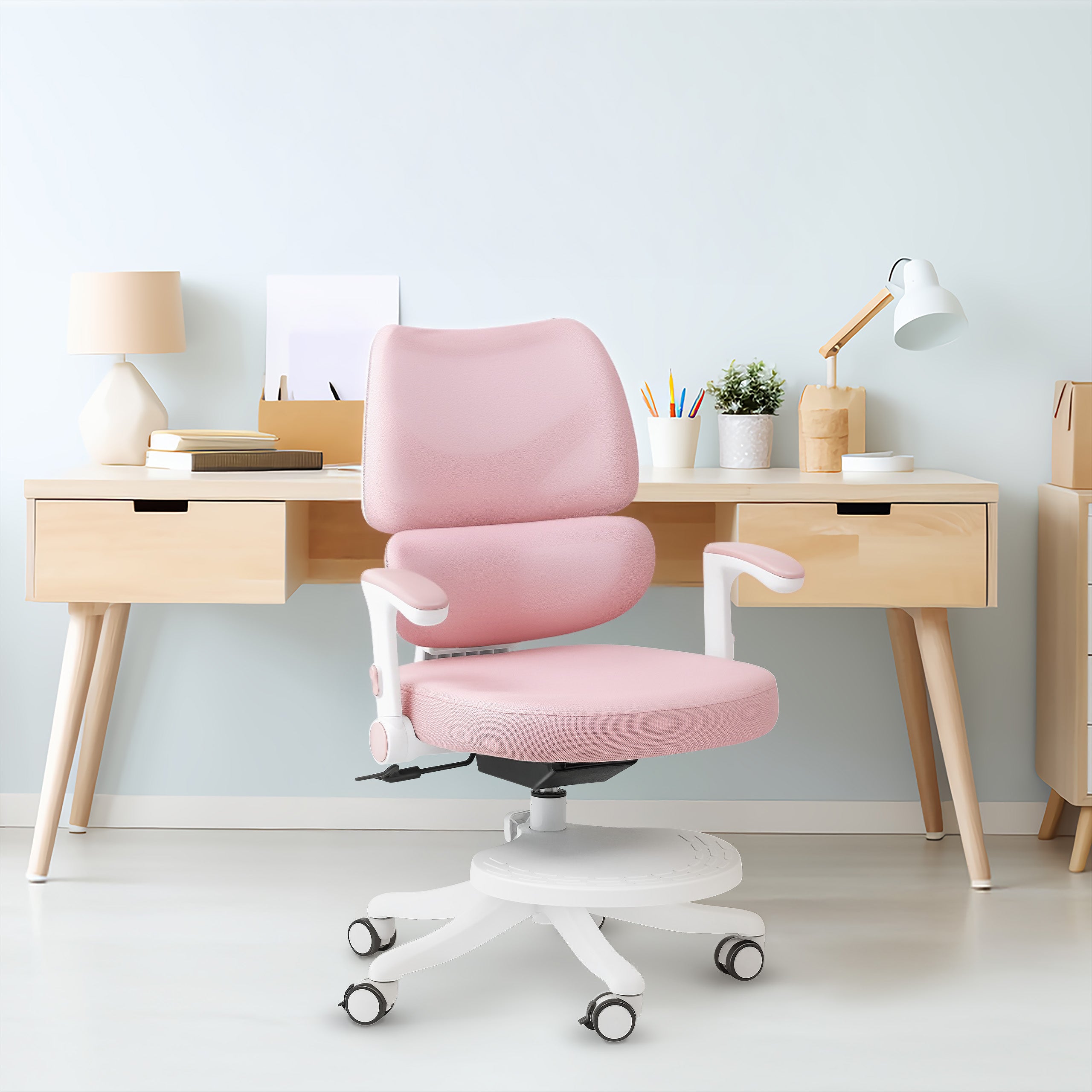 Fotel obrotowy dla dziecka Mark Adler Junior 5.3 Pink