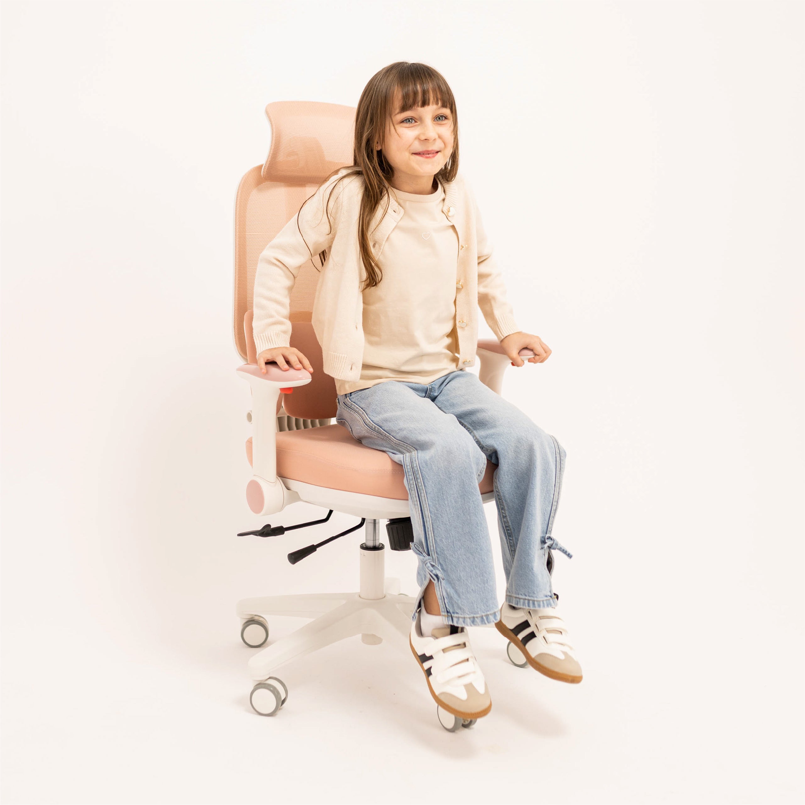 Ergonomiczny fotel dla dziecka Mark Adler Junior 6.3 Pink