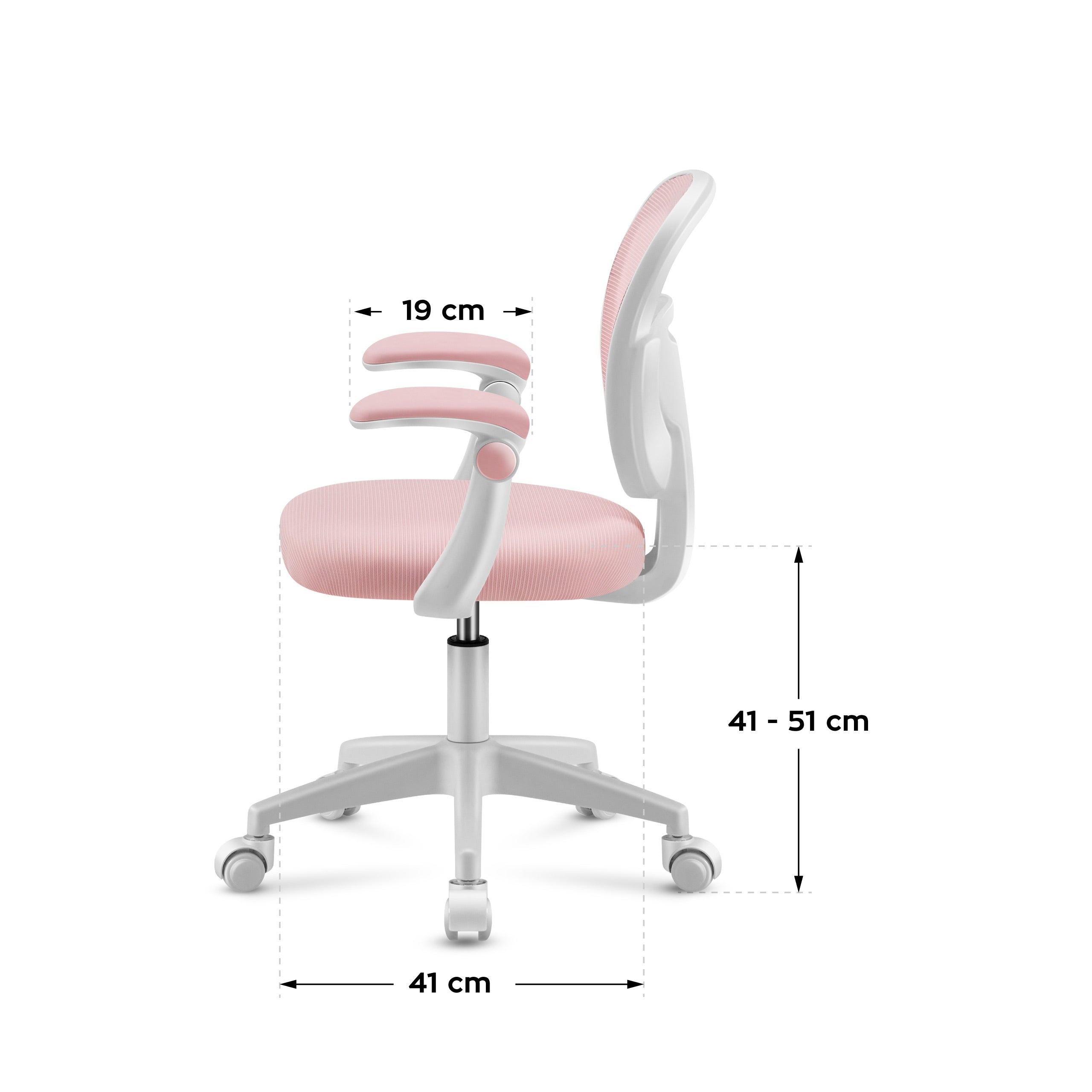 Fotel do biurka dla dziecka Mark Adler Junior 3.0 Pink