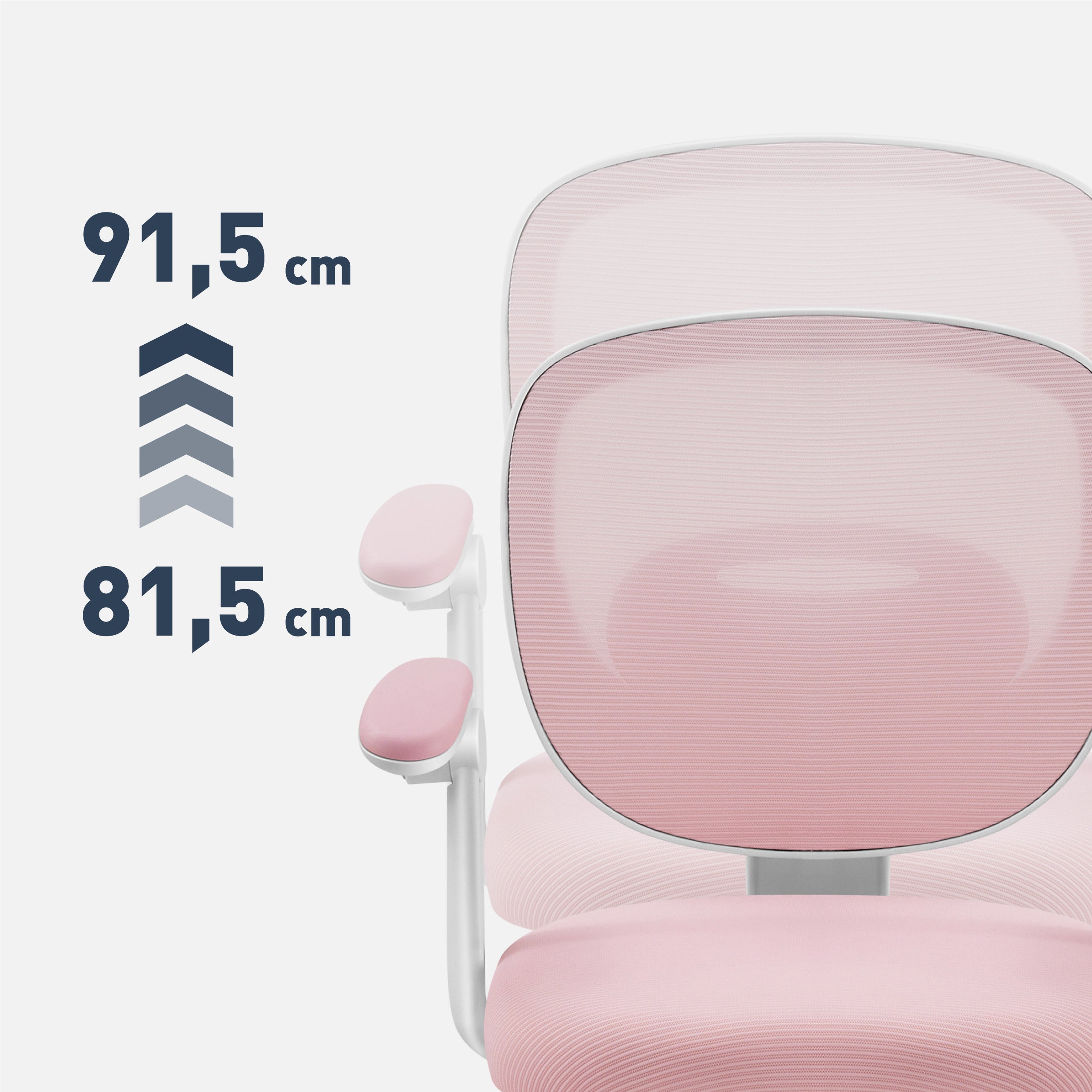 Fotel do biurka dla dziecka Mark Adler Junior 3.0 Pink