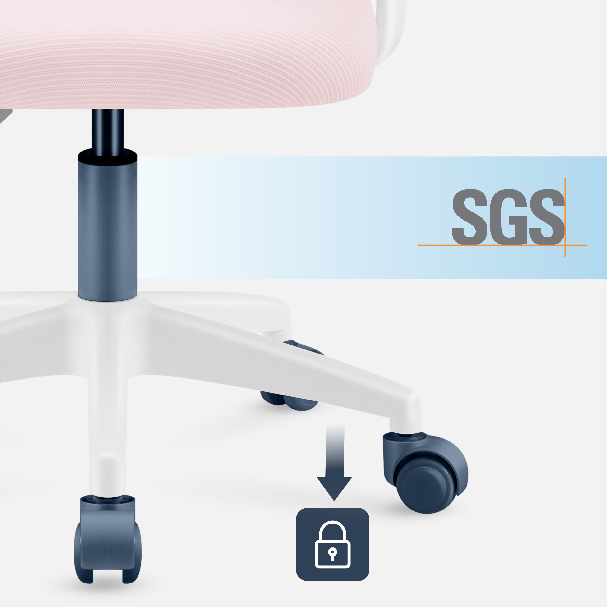 Fotel do biurka dla dziecka Mark Adler Junior 3.0 Pink