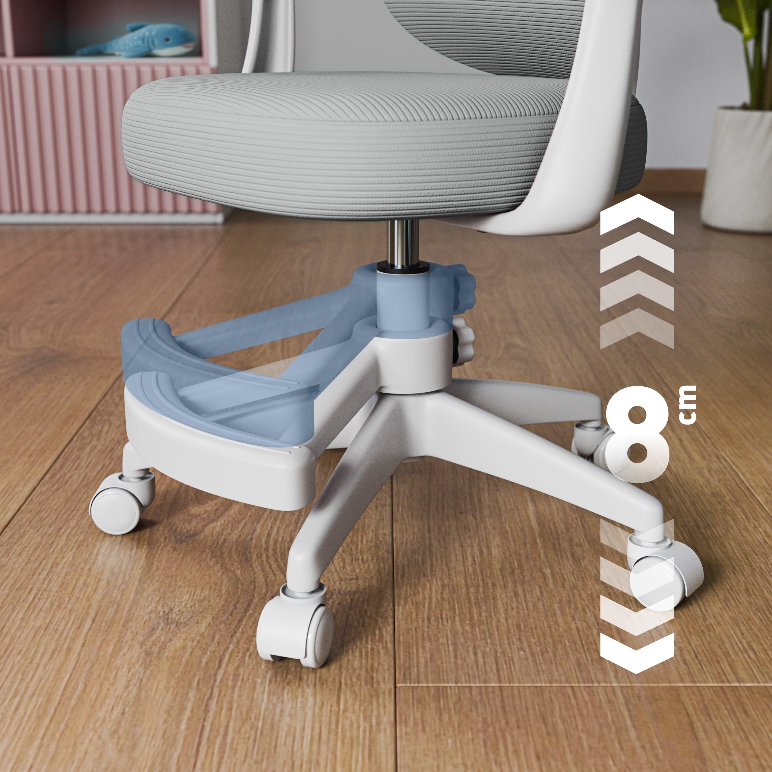 Fotel do biurka dla dziecka Mark Adler Junior 4.5 Grey