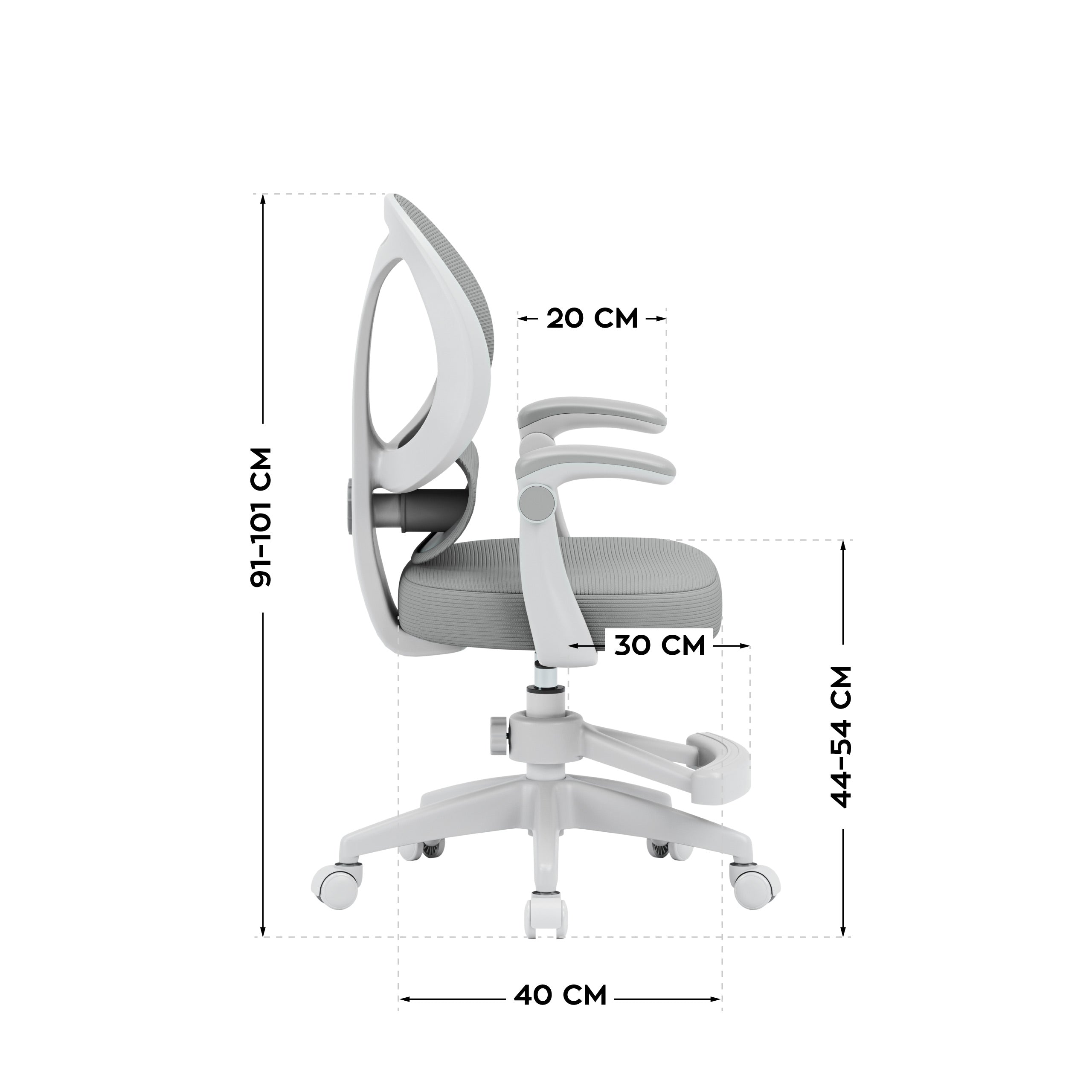 Fotel do biurka dla dziecka Mark Adler Junior 4.5 Grey