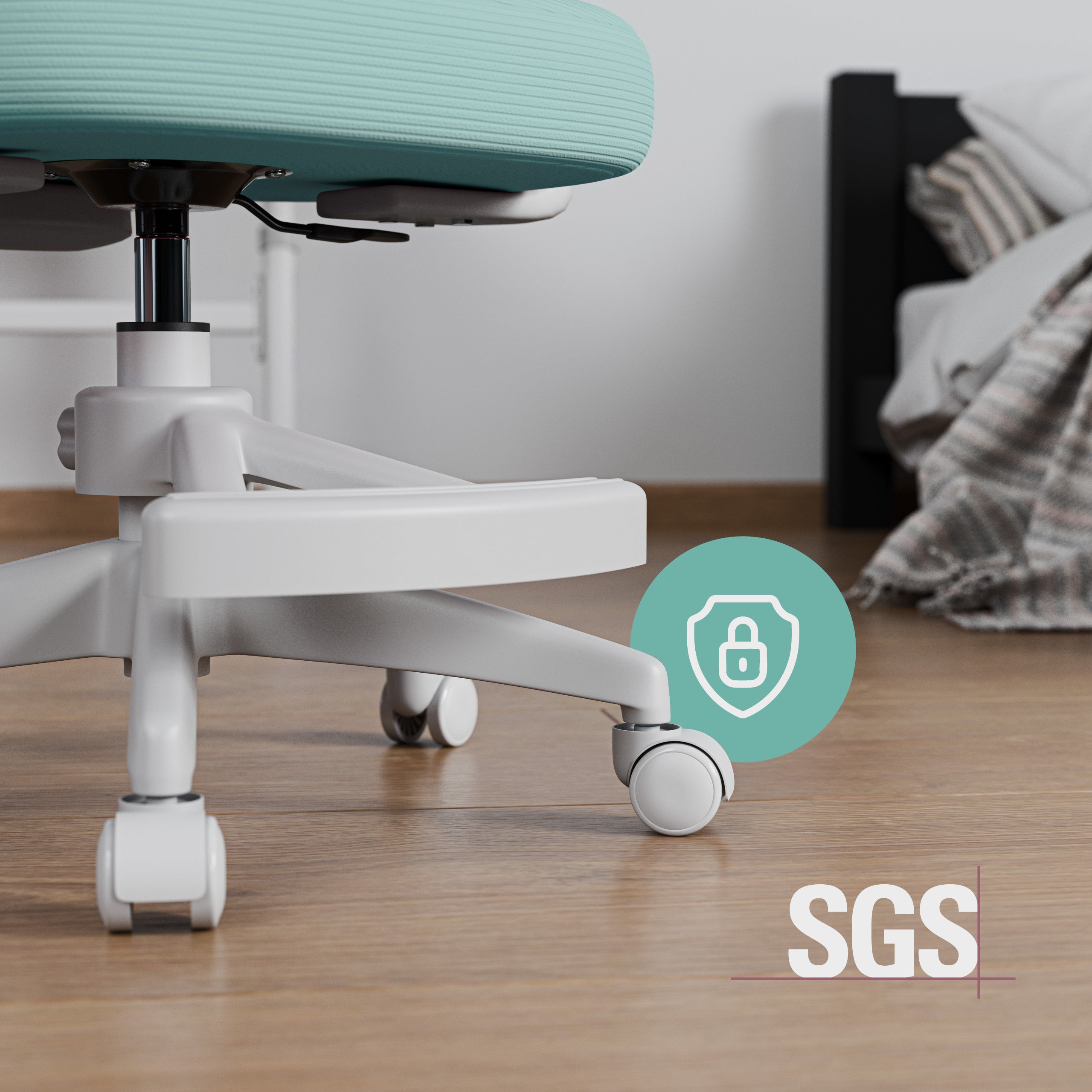 Fotel do biurka dla dziecka Mark Adler Junior 4.5 Mint