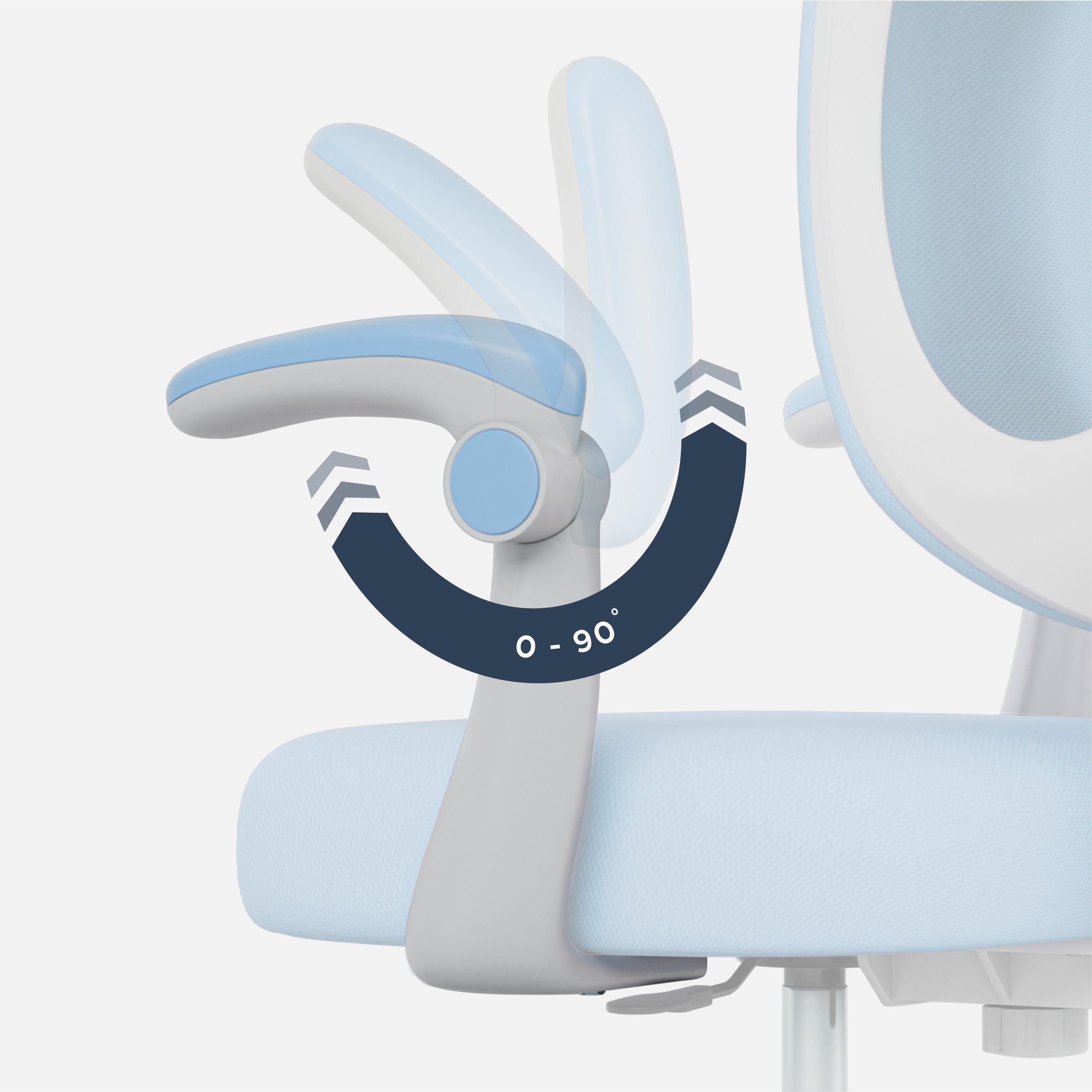 Ergonomiczny fotel dla dzieci Mark Adler Junior 4.6 Blue