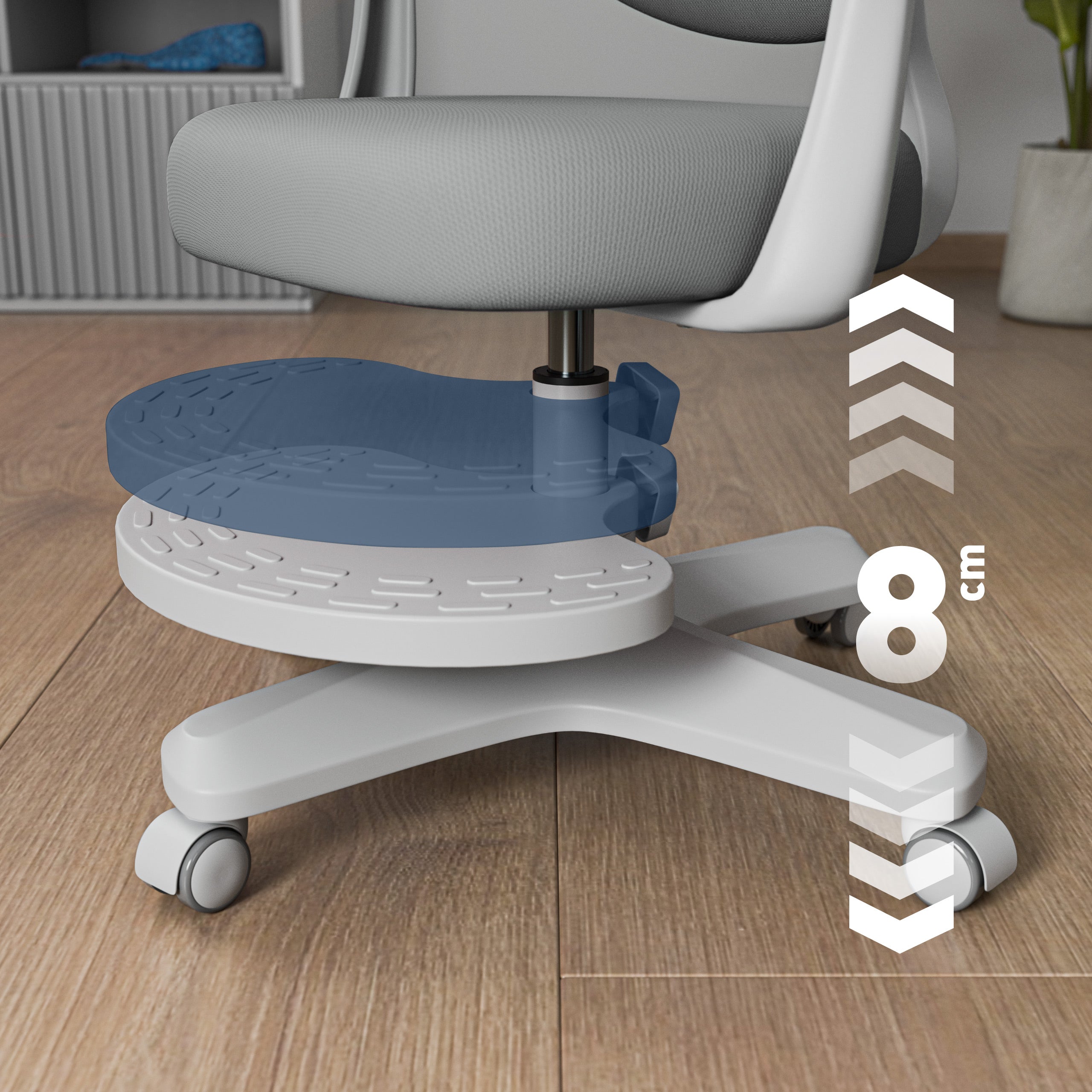 Ergonomiczny fotel dla dzieci Mark Adler Junior 4.6 Grey