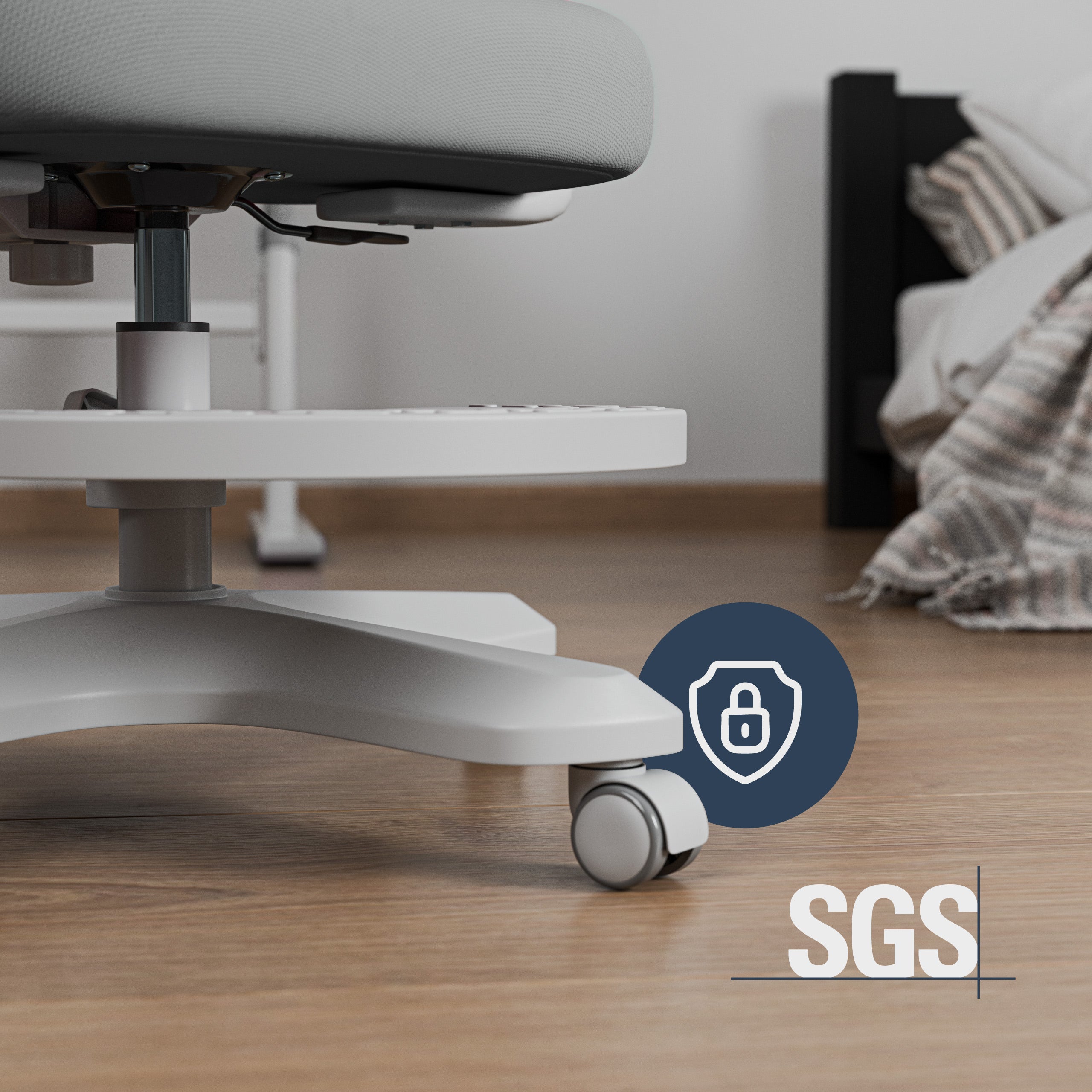 Ergonomiczny fotel dla dzieci Mark Adler Junior 4.6 Grey