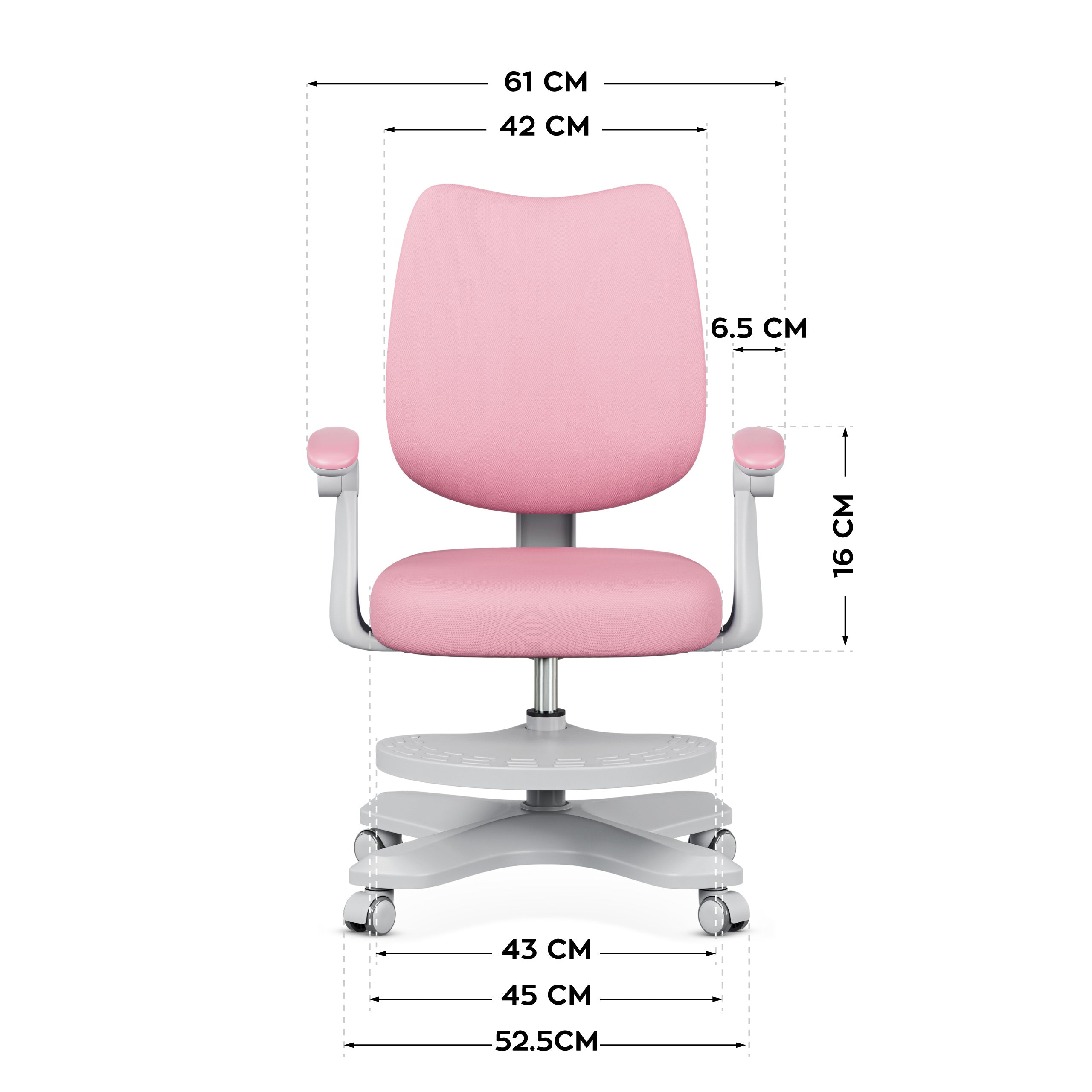 Ergonomiczny fotel dla dzieci Mark Adler Junior 4.6 Pink
