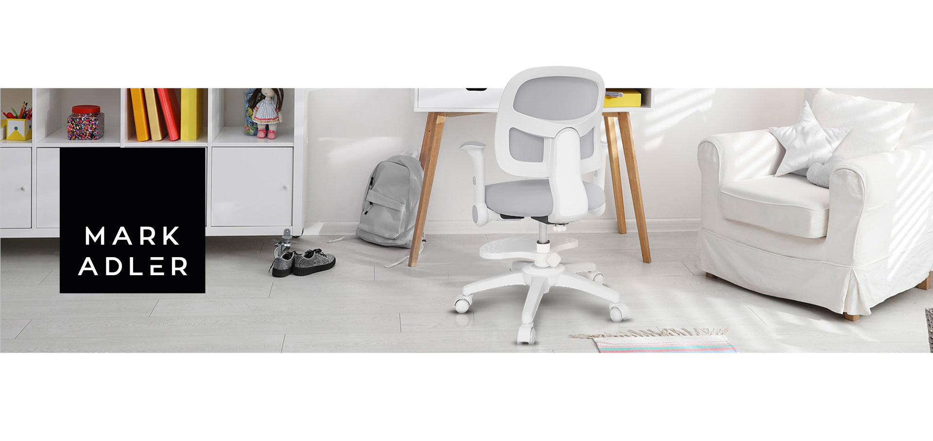 Fotel obrotowy Mark Adler JUNIOR 5.0 Grey