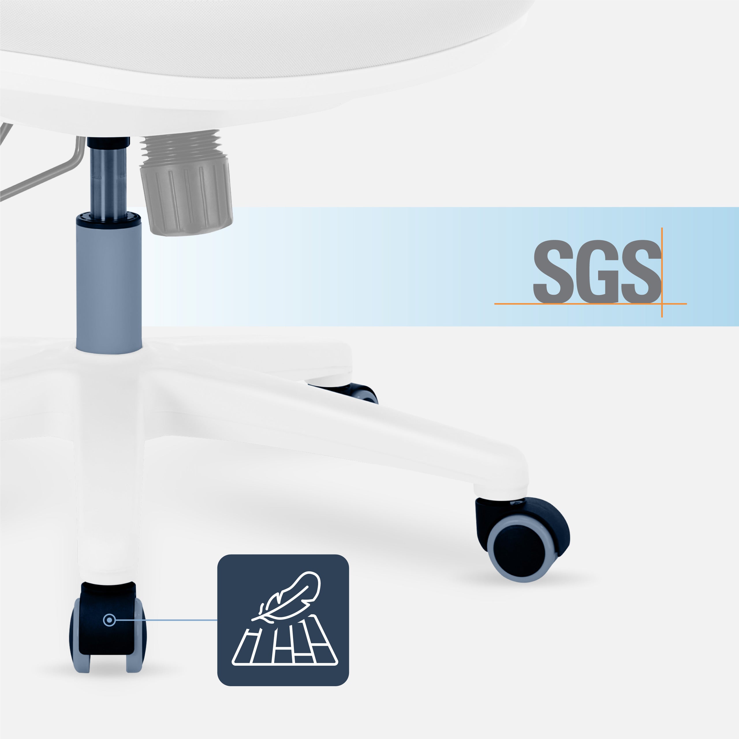 Ergonomiczny fotel dla dziecka Mark Adler Junior 6.3 Grey