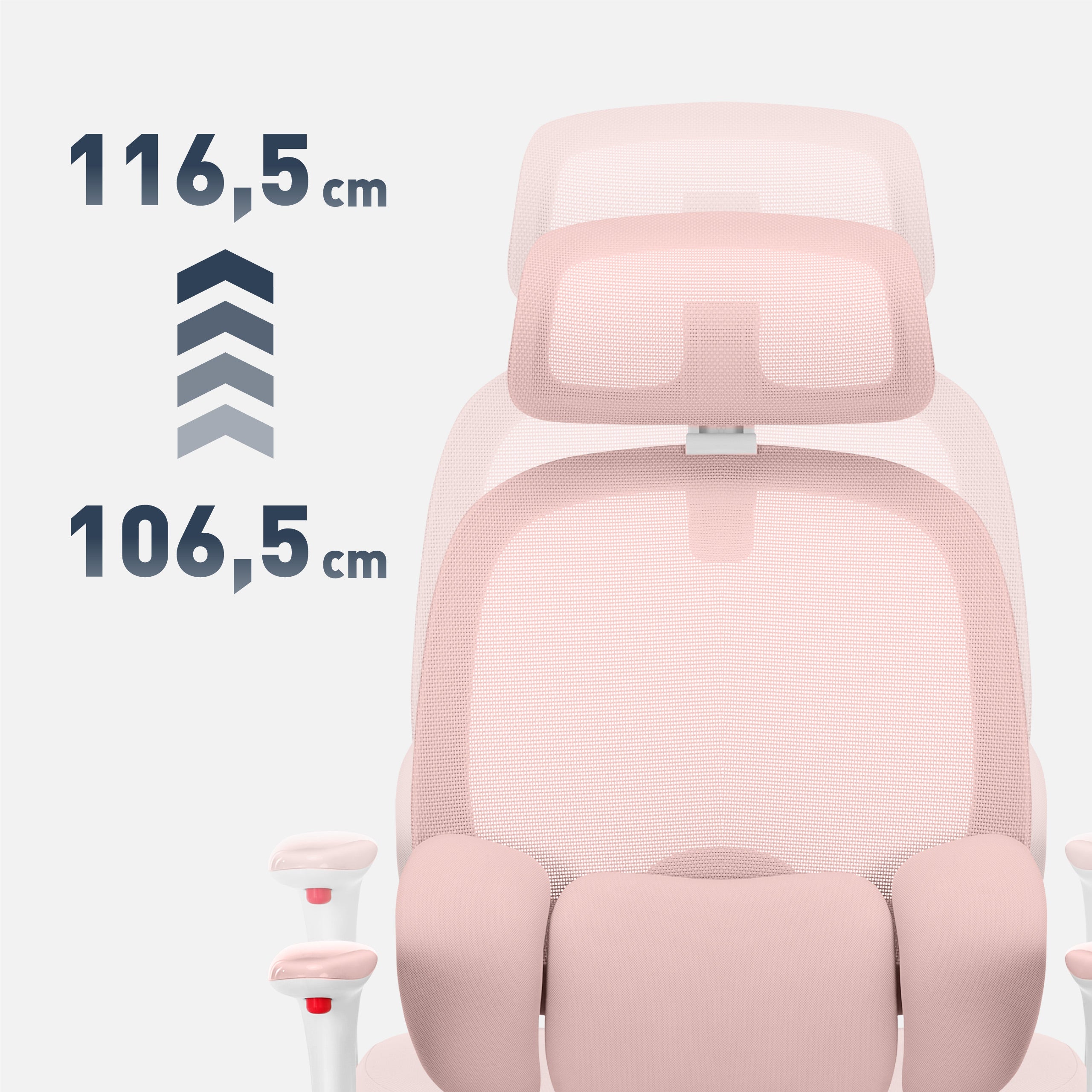 Ergonomiczny fotel dla dziecka Mark Adler Junior 6.3 Pink