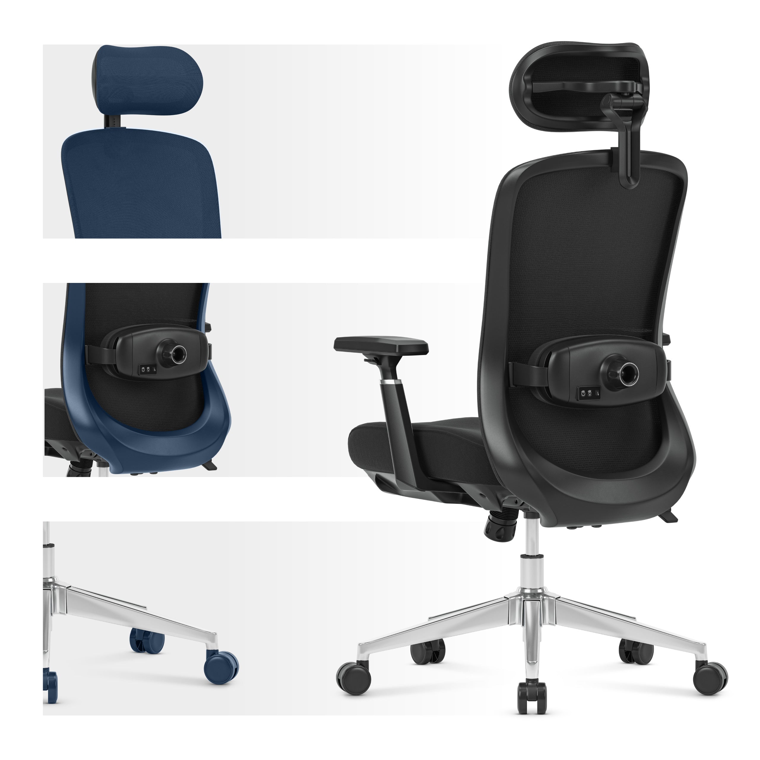 Fotel biurowy z masażem Mark Adler Leadpro 6.0 Black