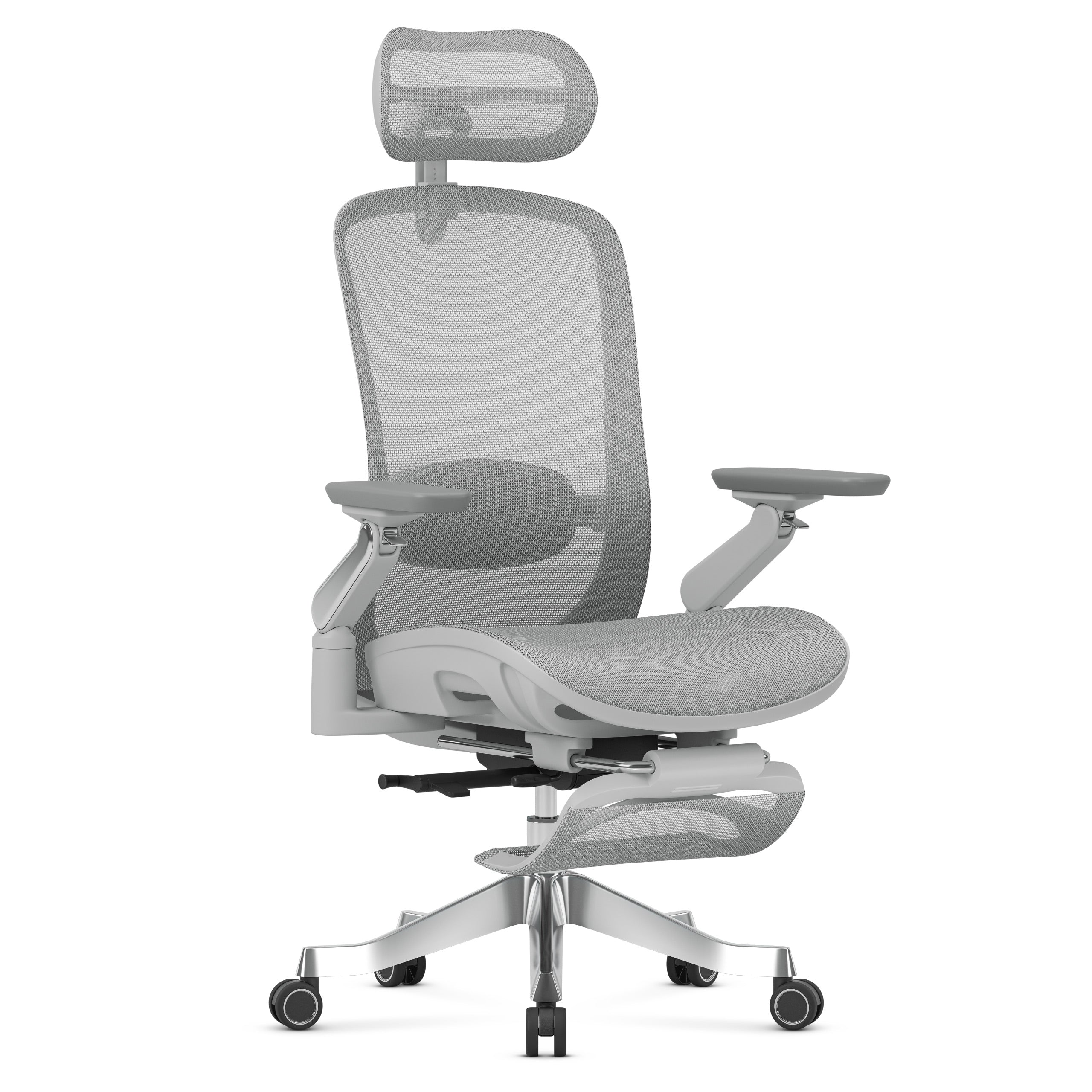 Fotel ergonomiczny z masażem Mark Adler Leadpro 8.7 Grey