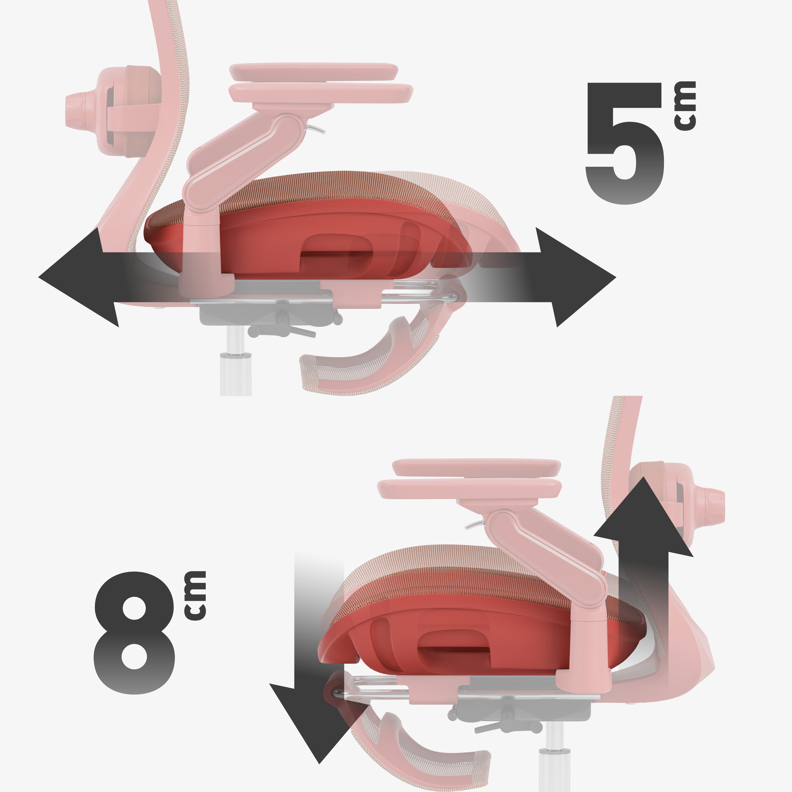 Fotel ergonomiczny z masażem Mark Adler Leadpro 8.7 Red