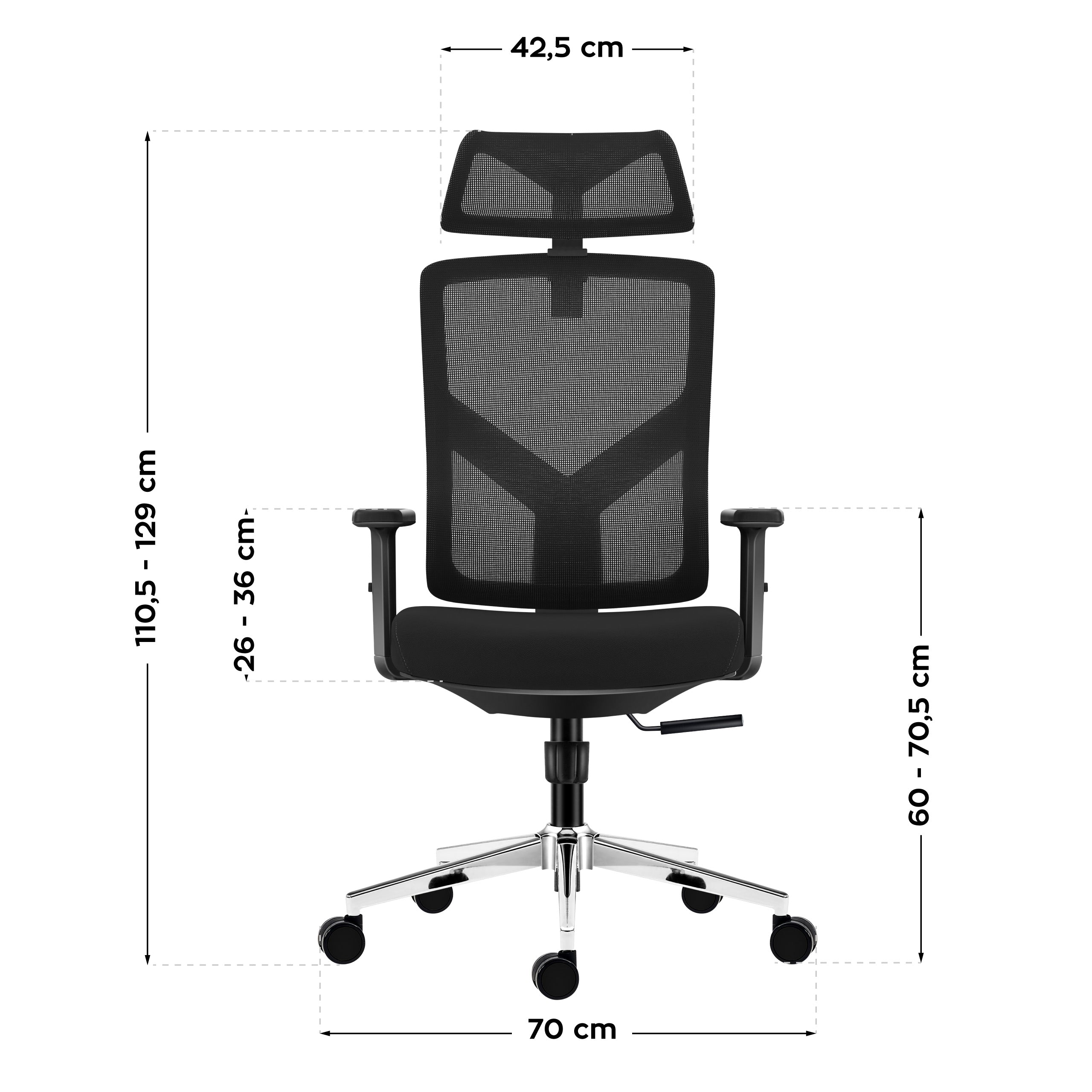 Fotel ergonomiczny Mark Adler Manager 3.3 Black