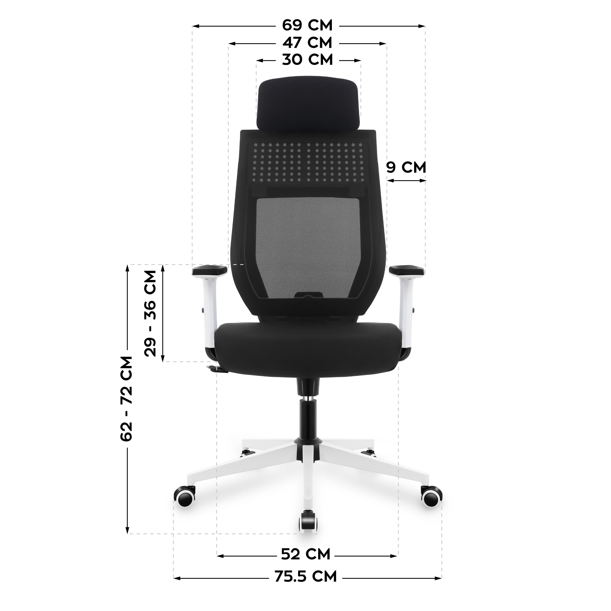 Fotel Biurowy MARK ADLER MANAGER 3.9 Black