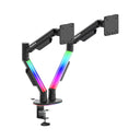 Uchwyt do biurka na 2 monitory Huzaro Motion 2.6 RGB