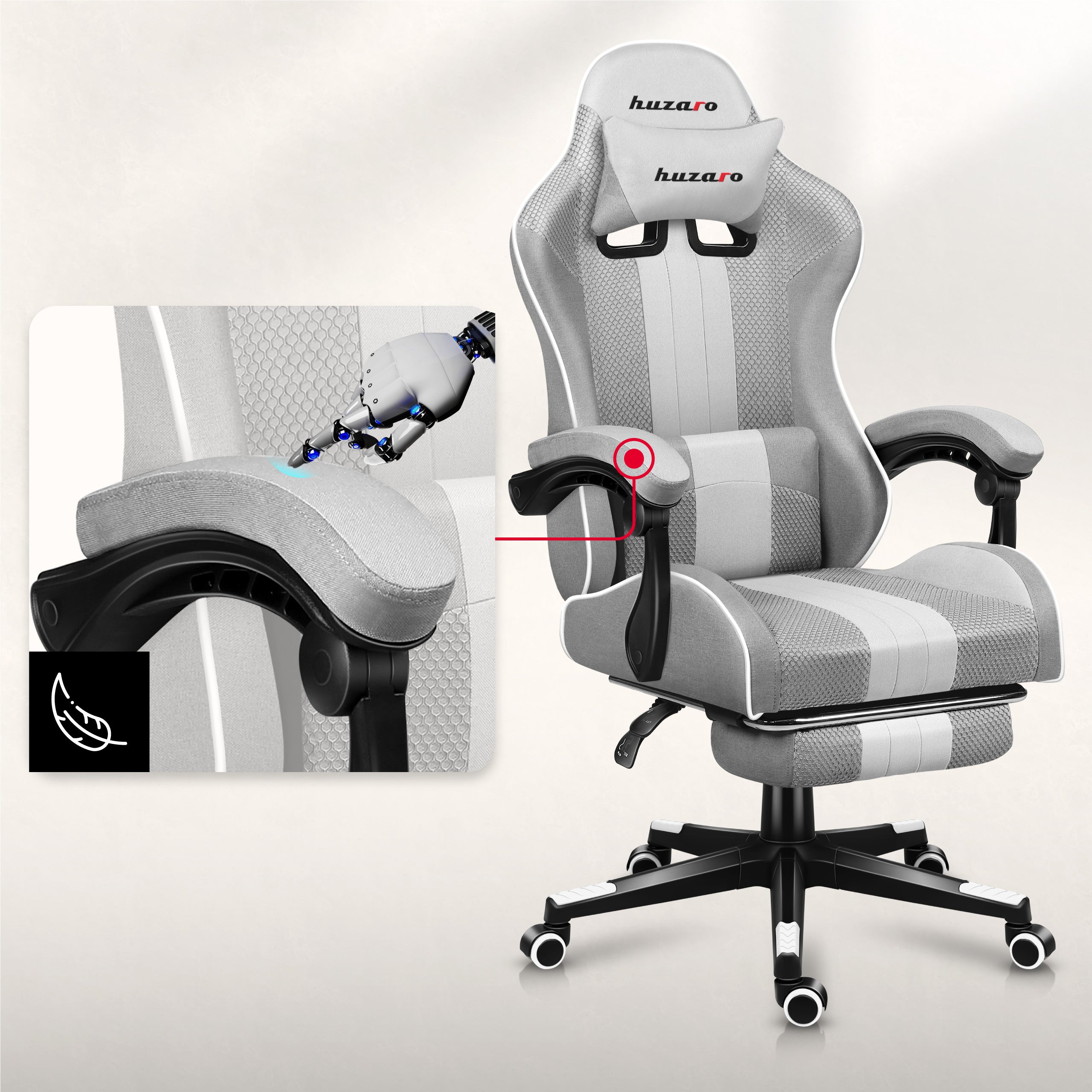 Antypoślizgowe podłokietniki