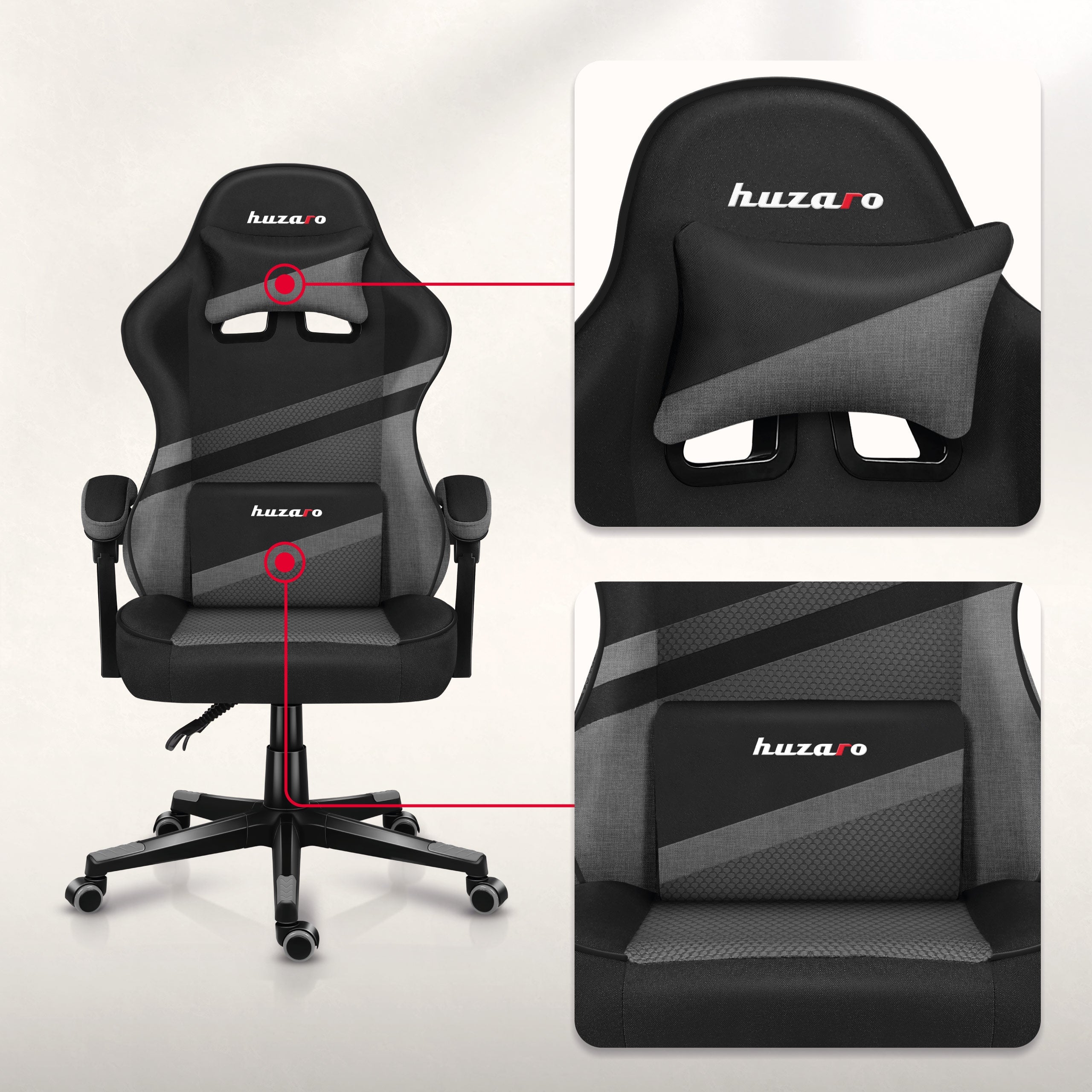 Poduszka lędźwiowa oraz poduszka mięśni karku