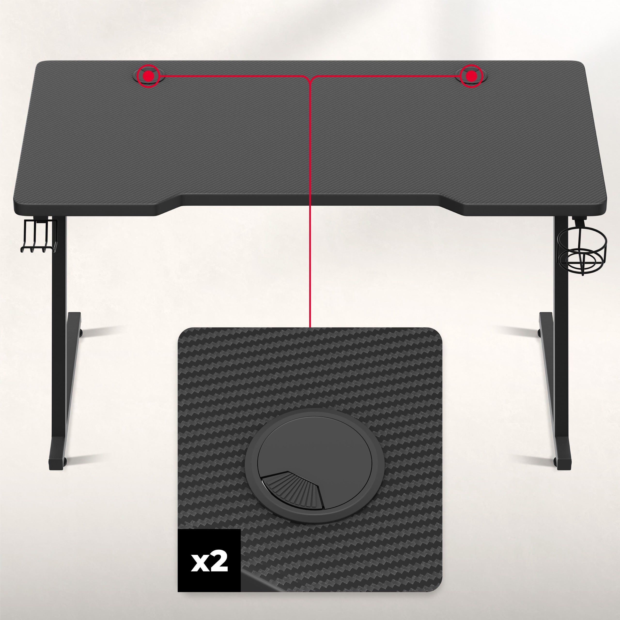 2 x wloty na przewody