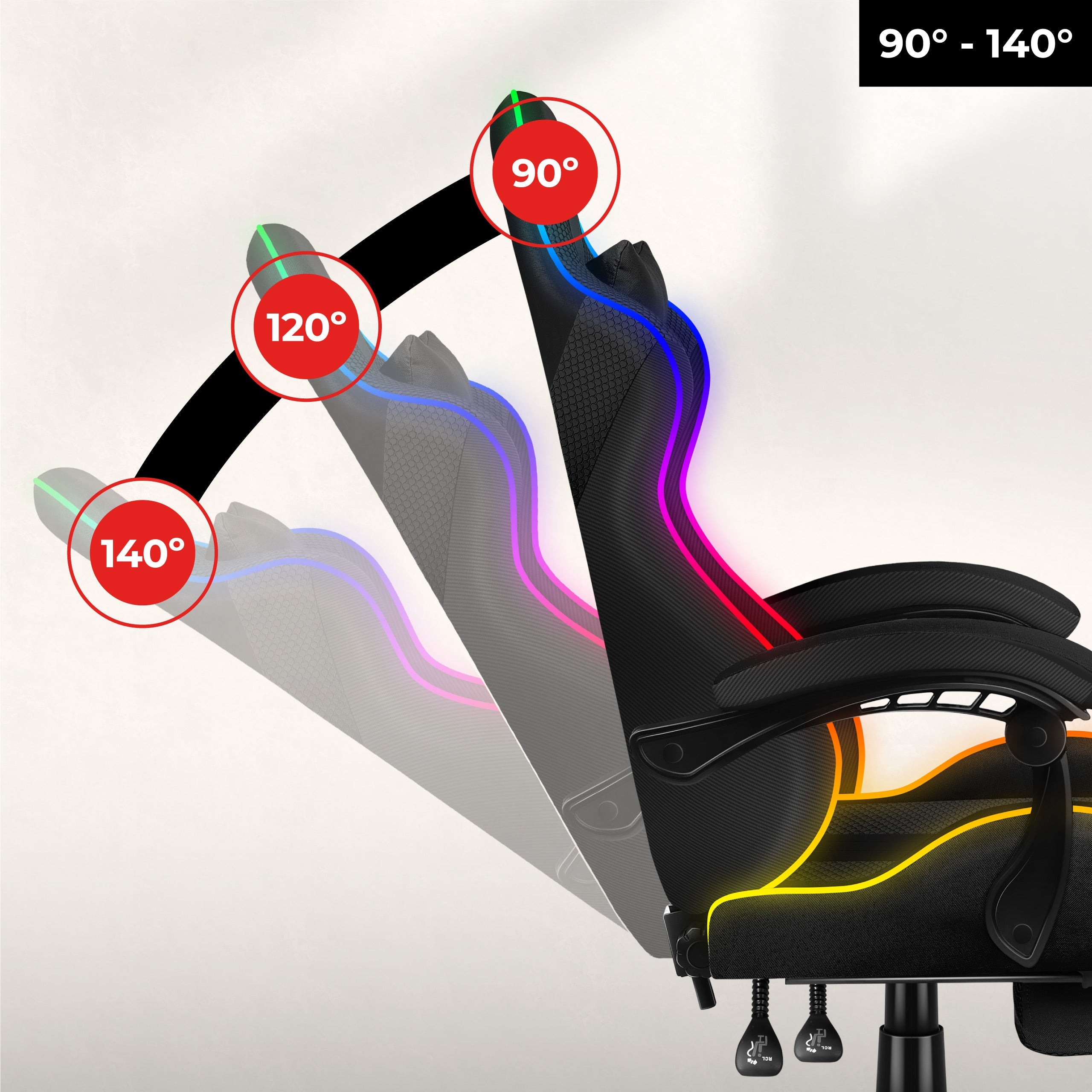 Wygodne pochylanie oparcia